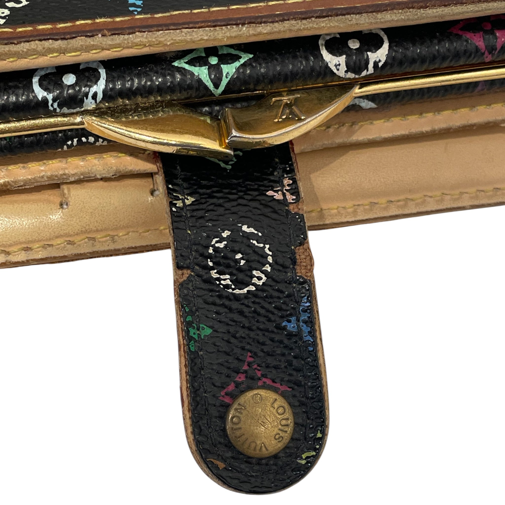 LOUIS VUITTON/Wallet/Monogram/Leather/BLK/PORTEFEUILLE VIENNOIS MLT LOGO view 4