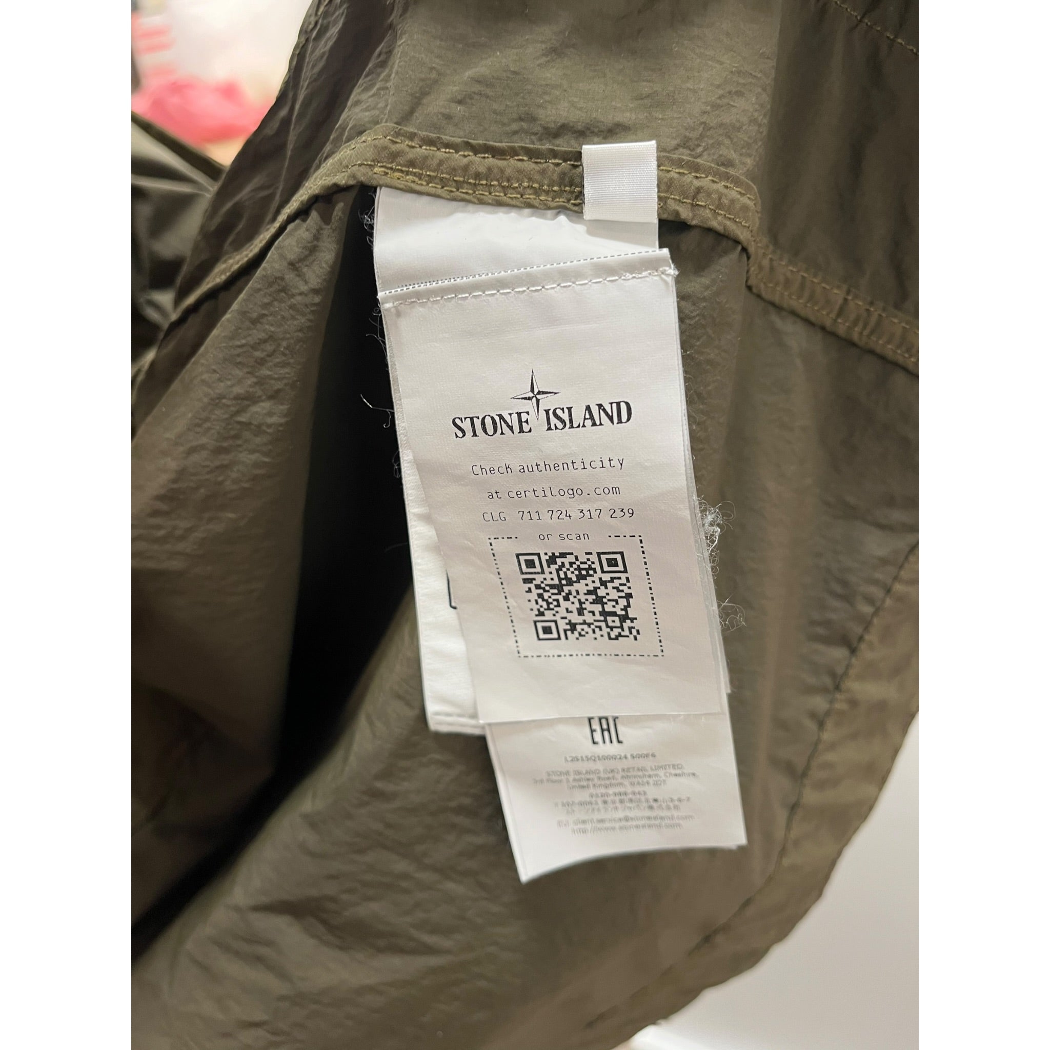 STONE ISLAND/Jacket/XL/Nylon/GRN/SMERIGLIATO GHOST PIECE view 6