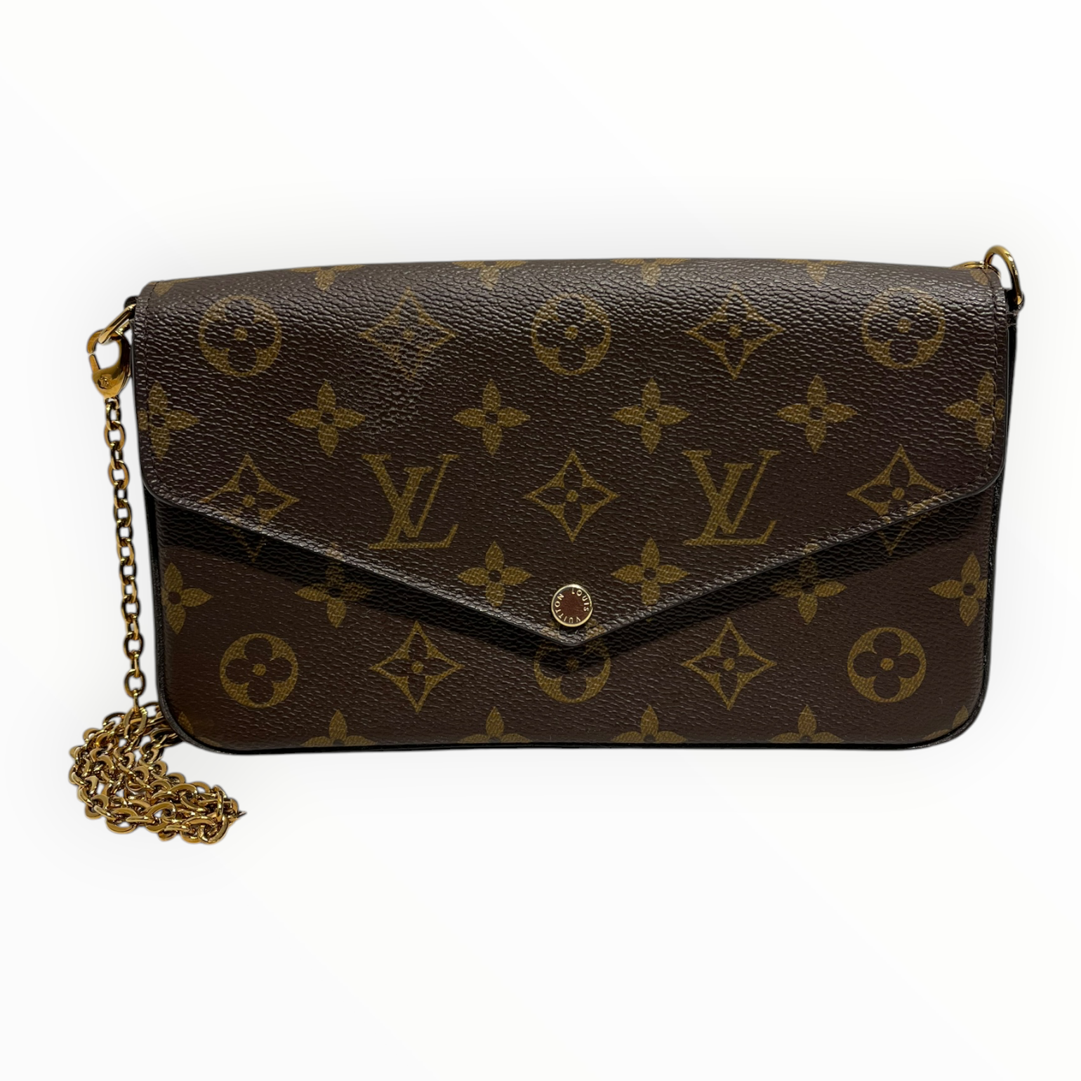 LOUIS VUITTON/Cross Body Bag/Monogram/Leather/BRW/Pochette Felicie view 1