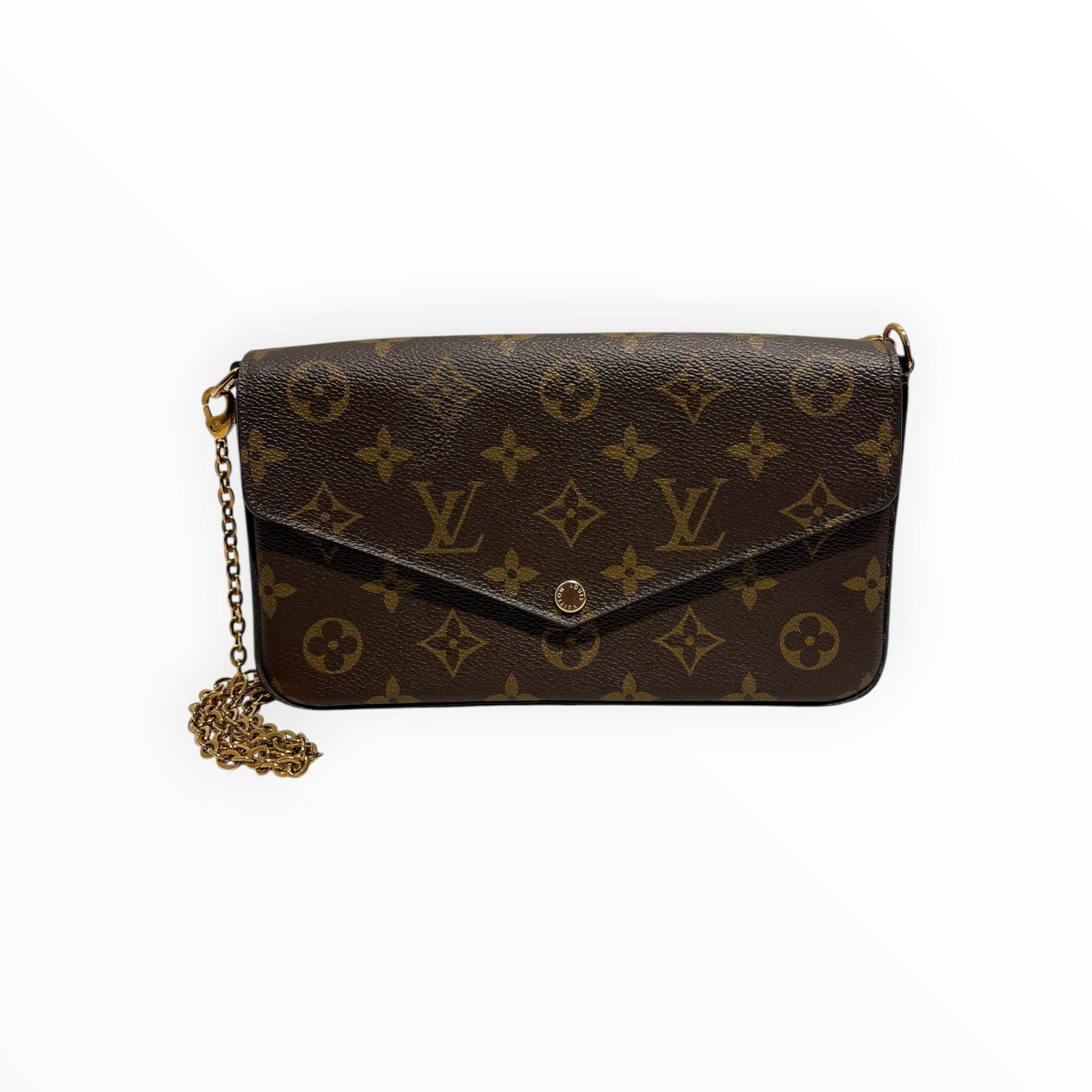 LOUIS VUITTON/Cross Body Bag/Monogram/Leather/BRW/Pochette Felicie view 1