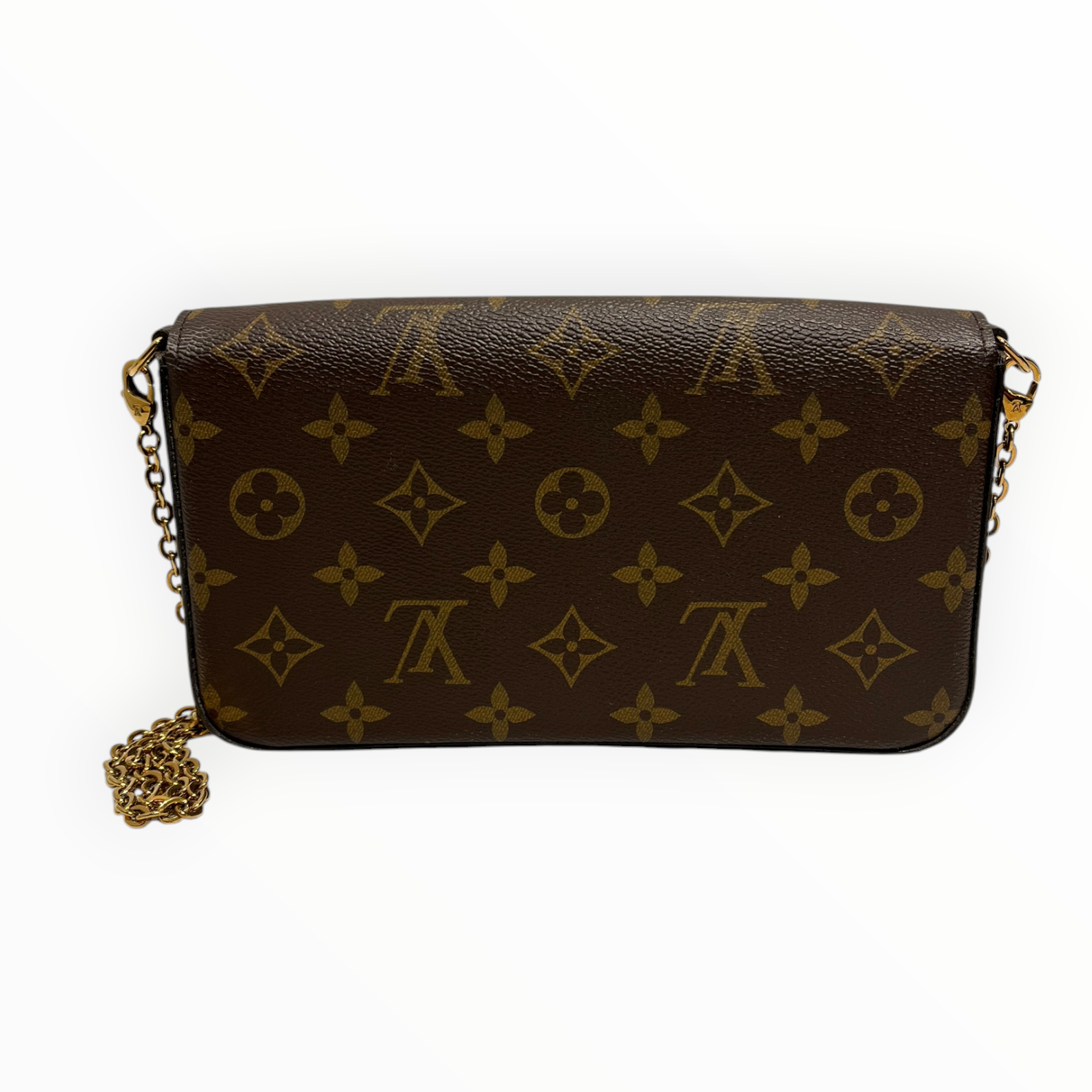 LOUIS VUITTON/Cross Body Bag/Monogram/Leather/BRW/Pochette Felicie view 2