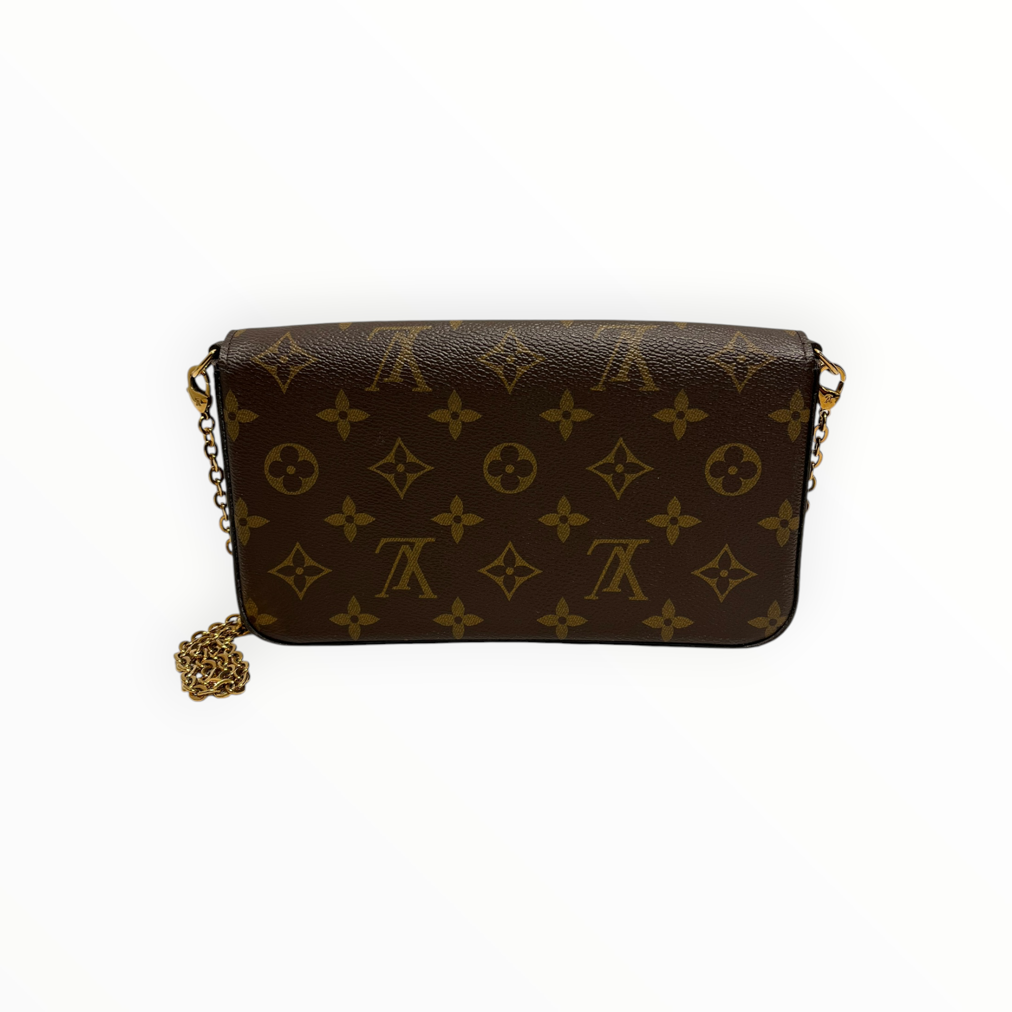 LOUIS VUITTON/Cross Body Bag/Monogram/Leather/BRW/Pochette Felicie view 2