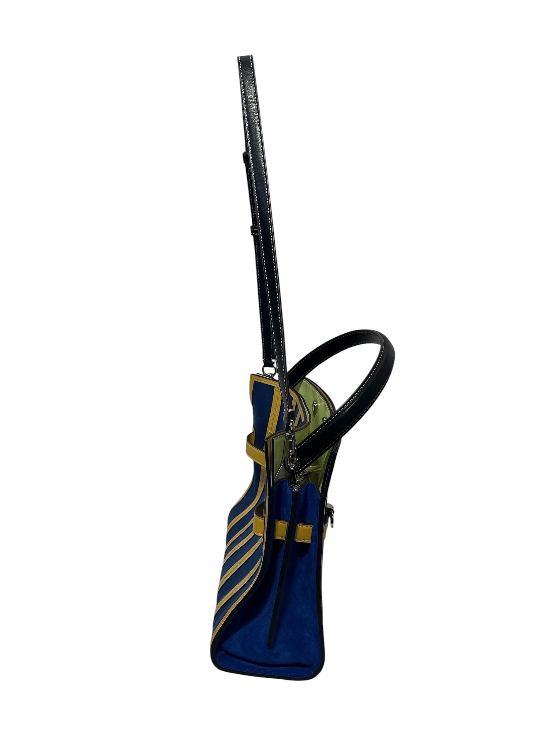 TORY BURCH/Hand Bag/Stripe/BLU/Lee Radziwill Double Bag view 2