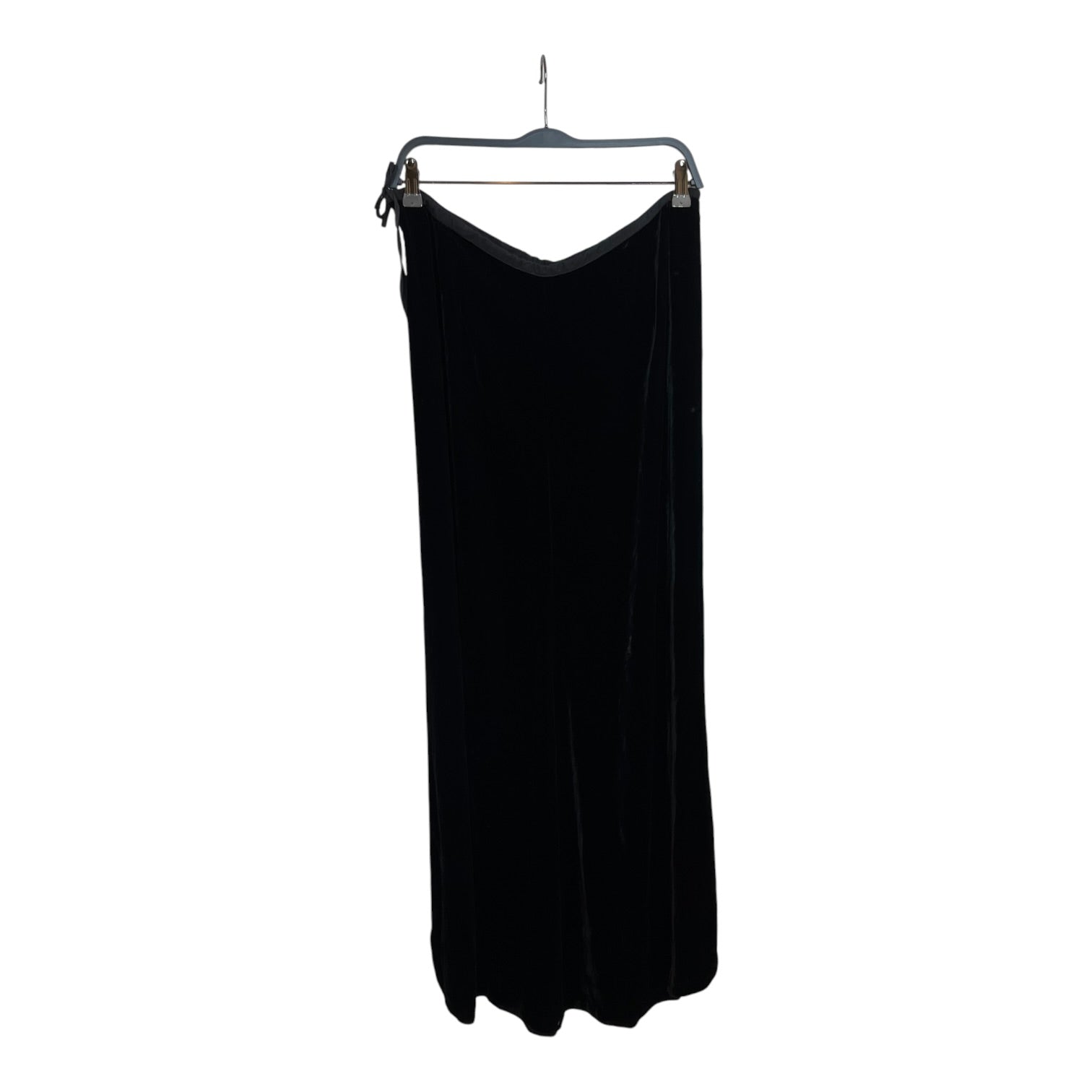 ANN DEMEULEMEESTER/Long Skirt/42/BLK/velvet view 2