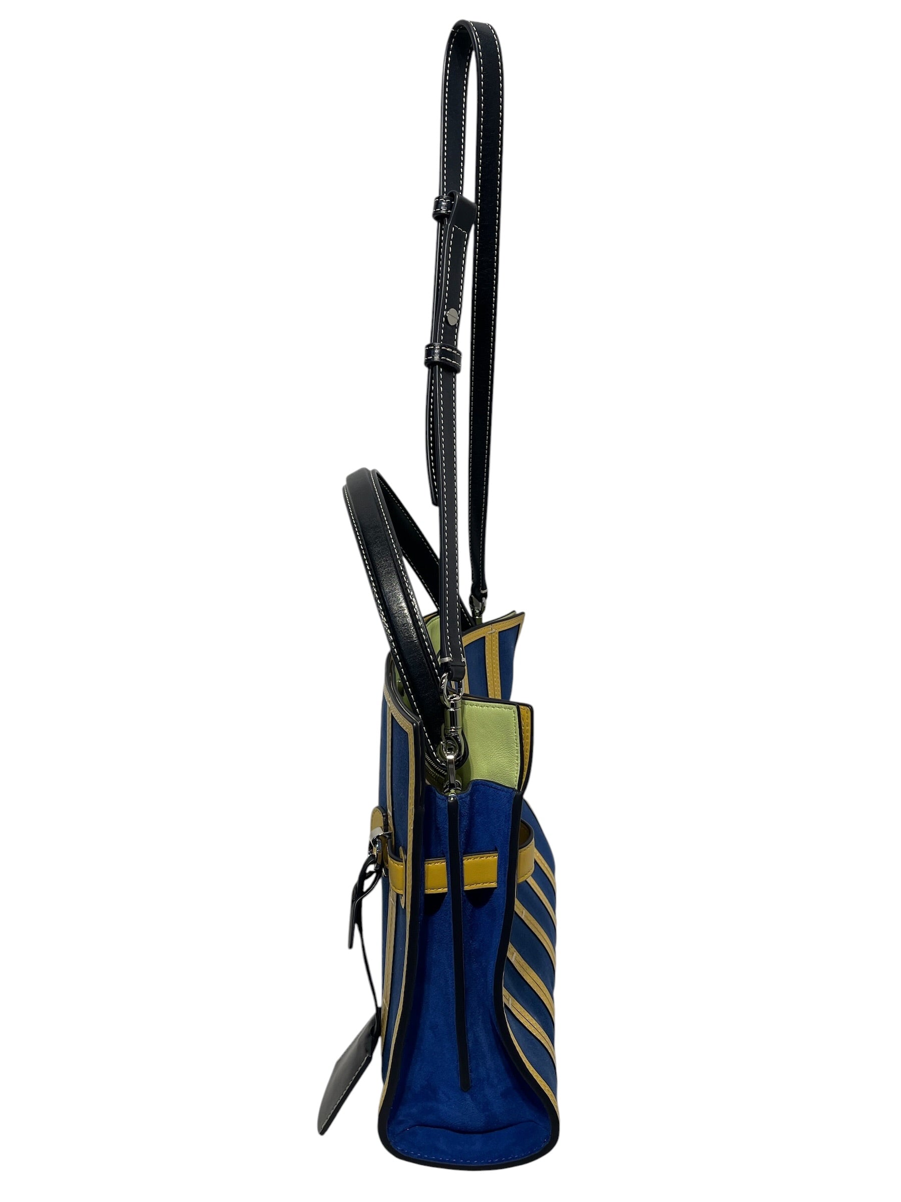 TORY BURCH/Hand Bag/Stripe/BLU/Lee Radziwill Double Bag view 4