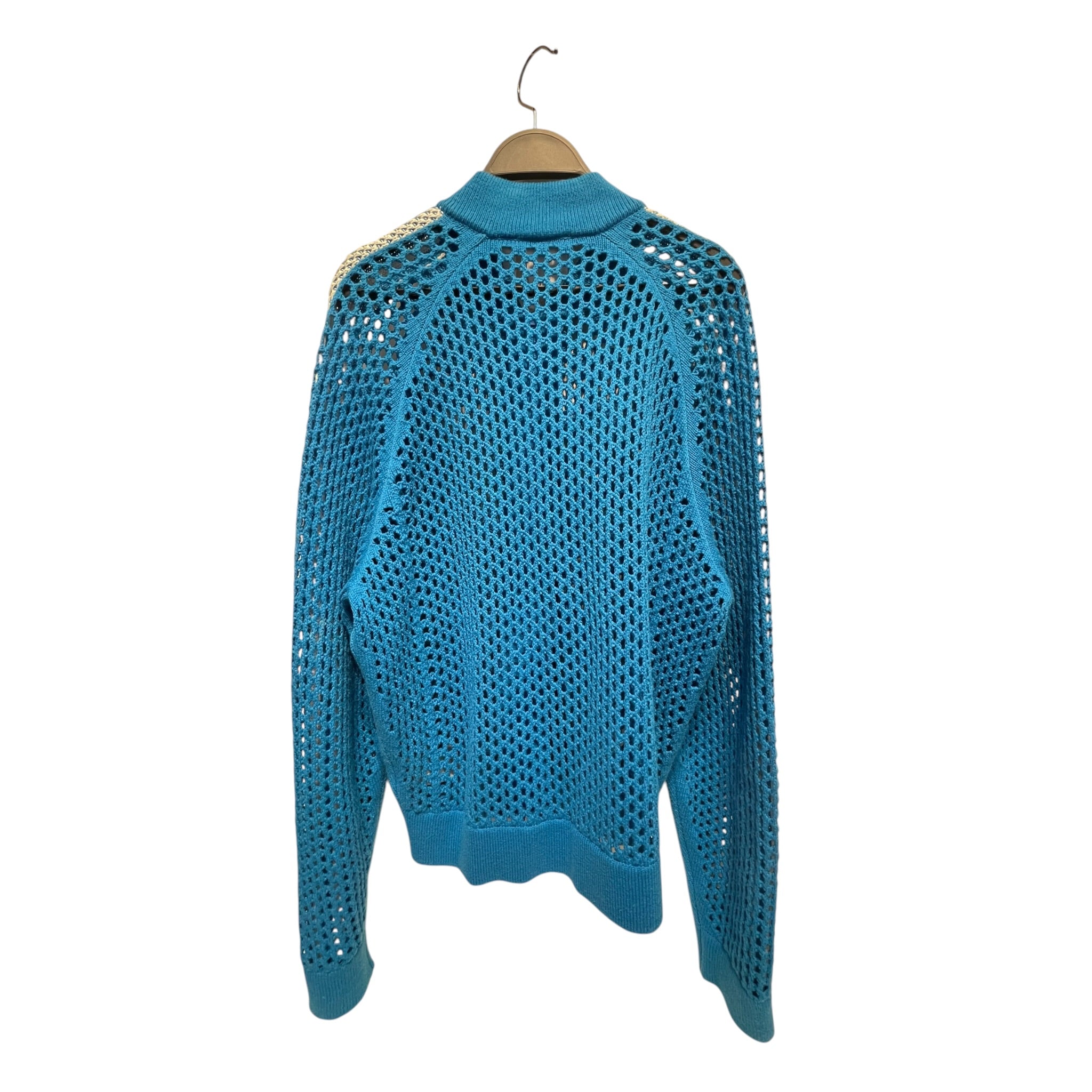 adidas/CLOT(CLOTAPPAREL)/Jacket/S/Cotton/BLU/LOOSE KNIT BOMBER STYLE view 2