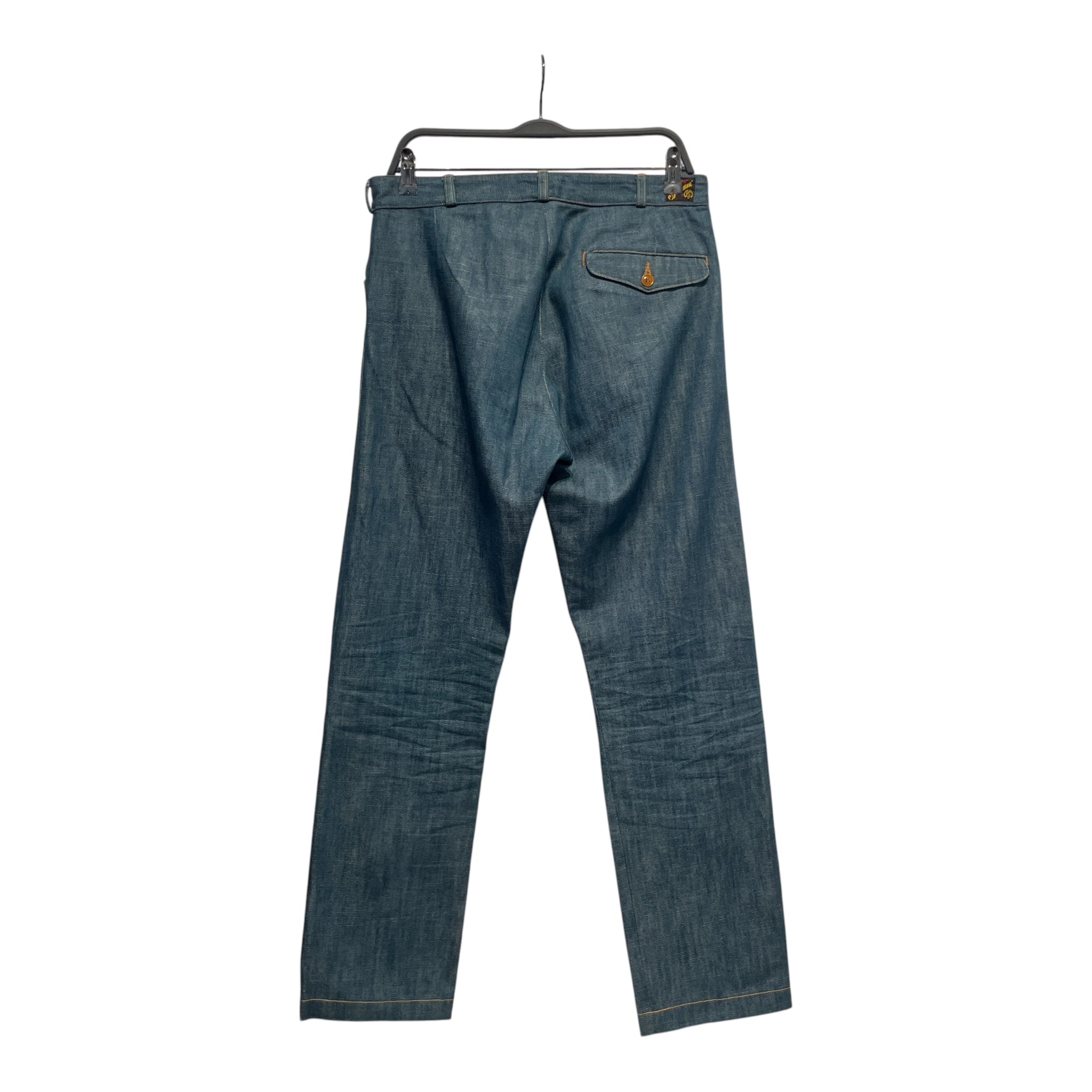 mister freedom/Slacks/32/Denim/IDG/yllwstitch.snapbutton view 2
