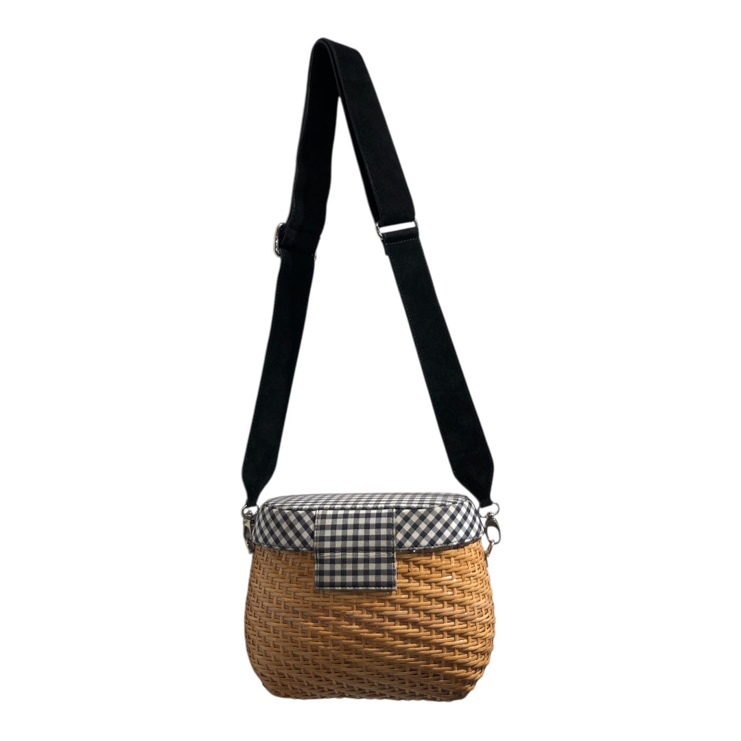 EDIE PARKER/Basket Bag/BEG/BASKET BAG WITH GREY CHECKER view 2