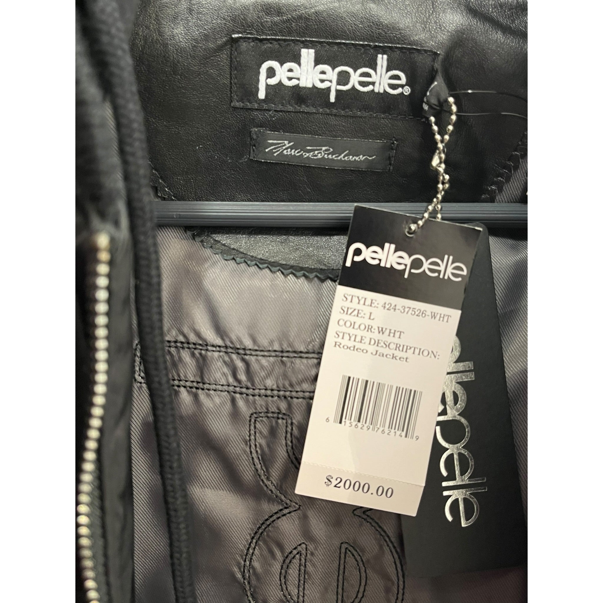 Pelle Pelle/Coat/L/Nylon/BLK/BNWT LEATHER DETAIL JACKET view 6