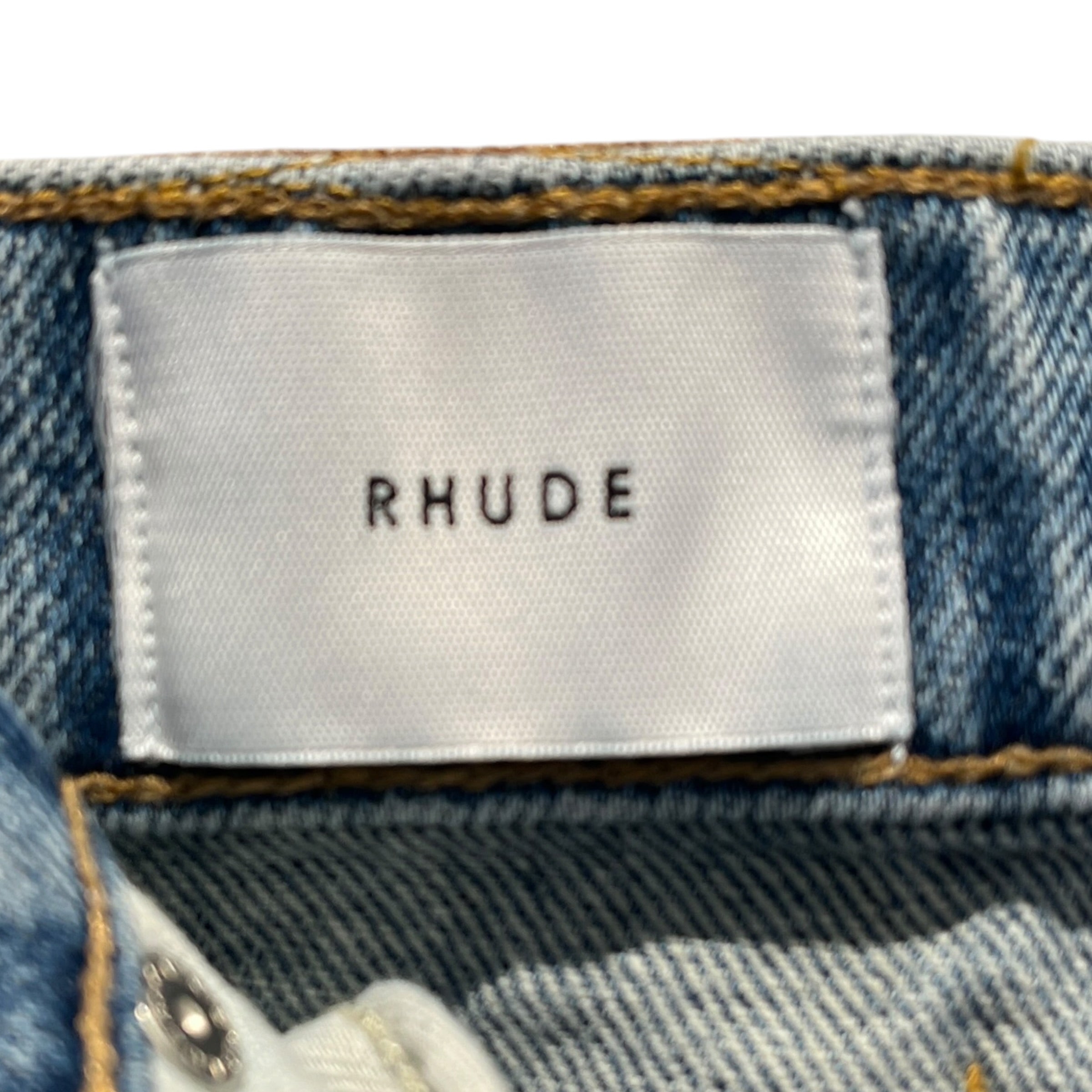 RHUDE/Pants/30/Denim/BLU/PAINT SPLATTER view 3