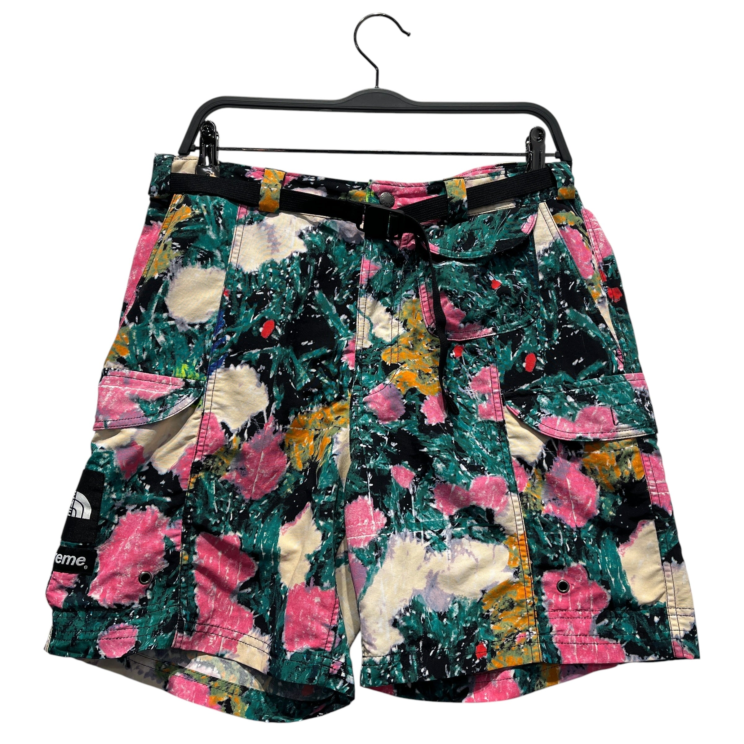THE NORTH FACE/Supreme/Shorts/S/Nylon/MLT/Floral Pattern/CARGO SHORTS view 1