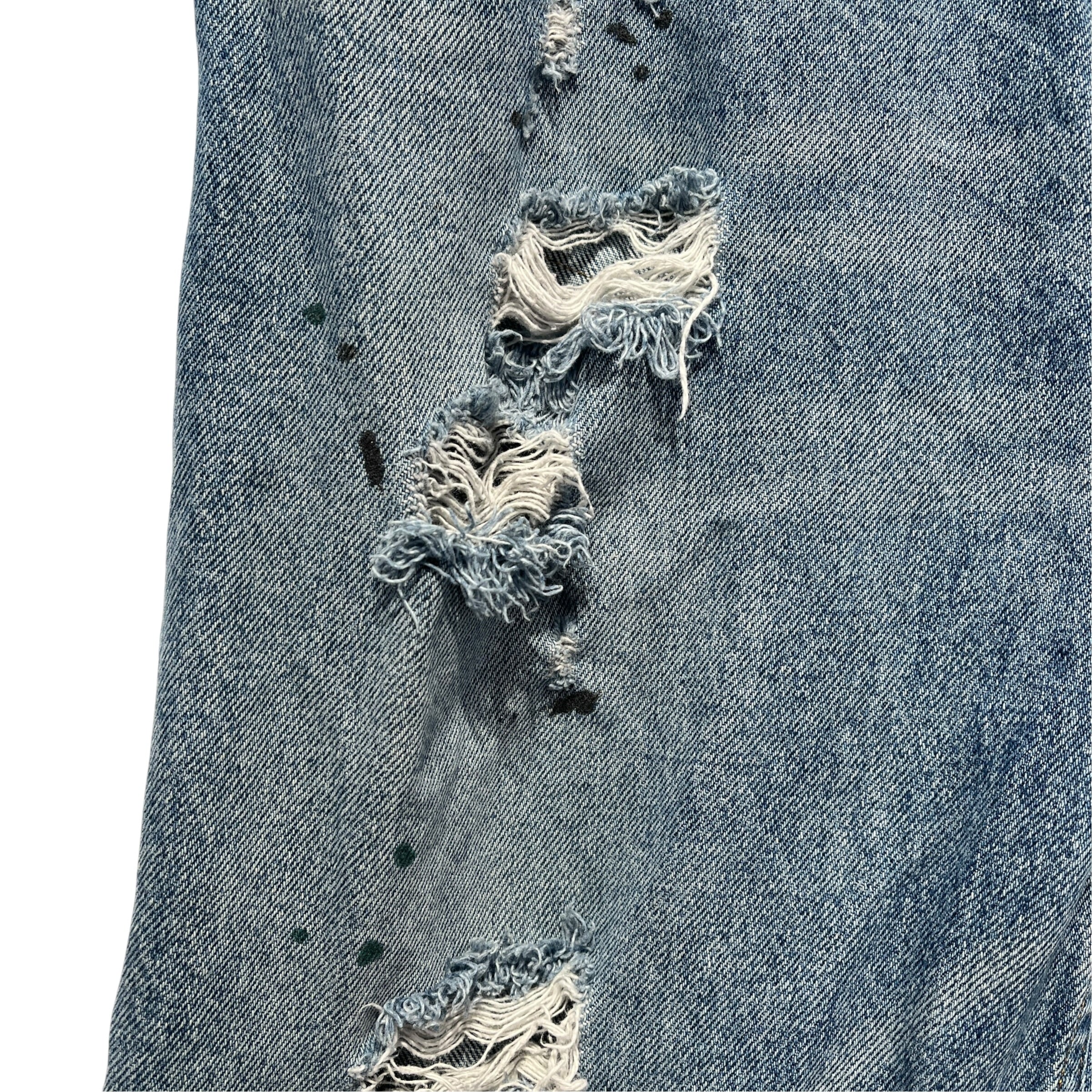 RHUDE/Pants/30/Denim/BLU/PAINT SPLATTER view 4