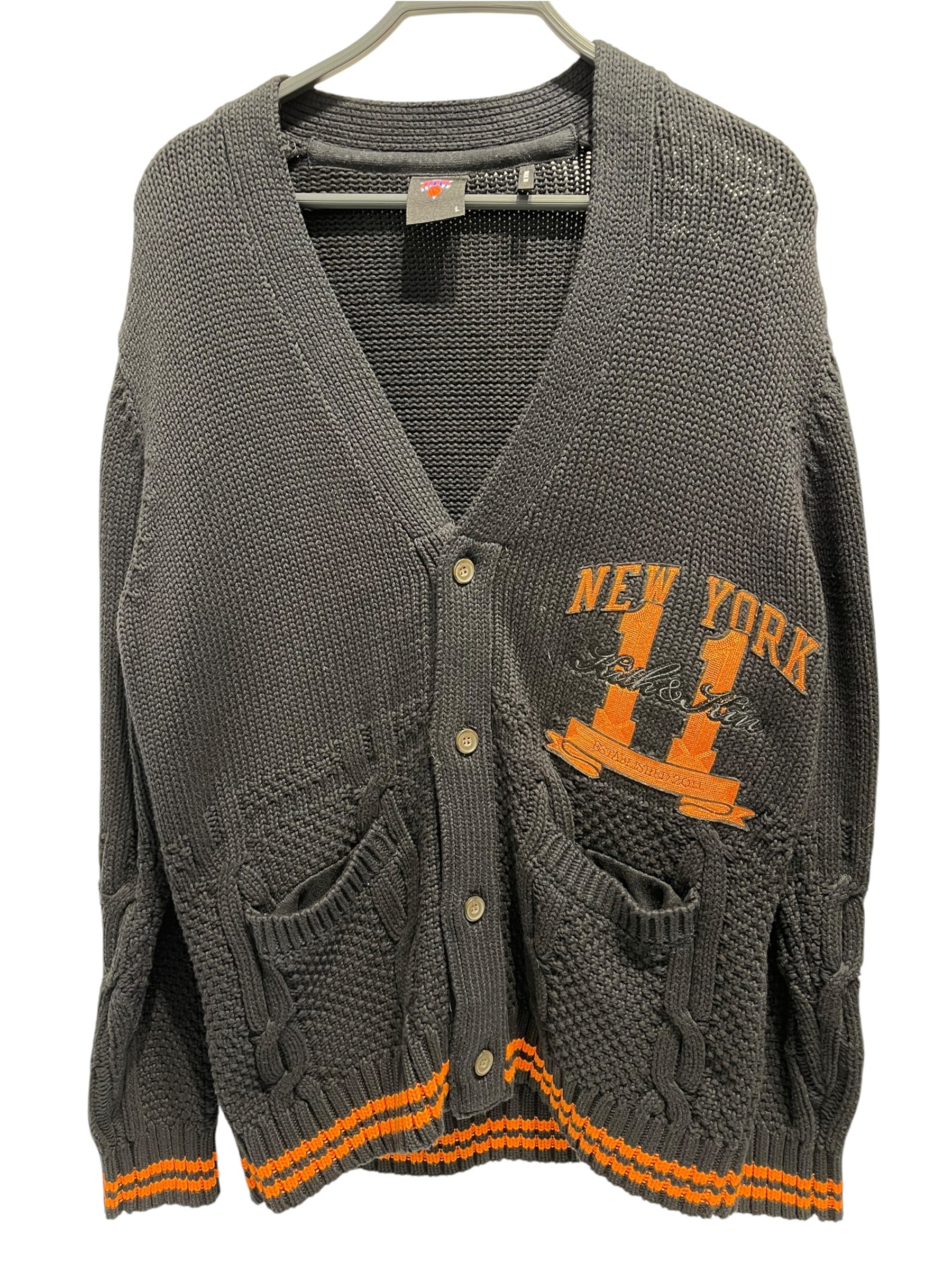 KITH/Cardigan/L/Cotton/BLK/ view 1