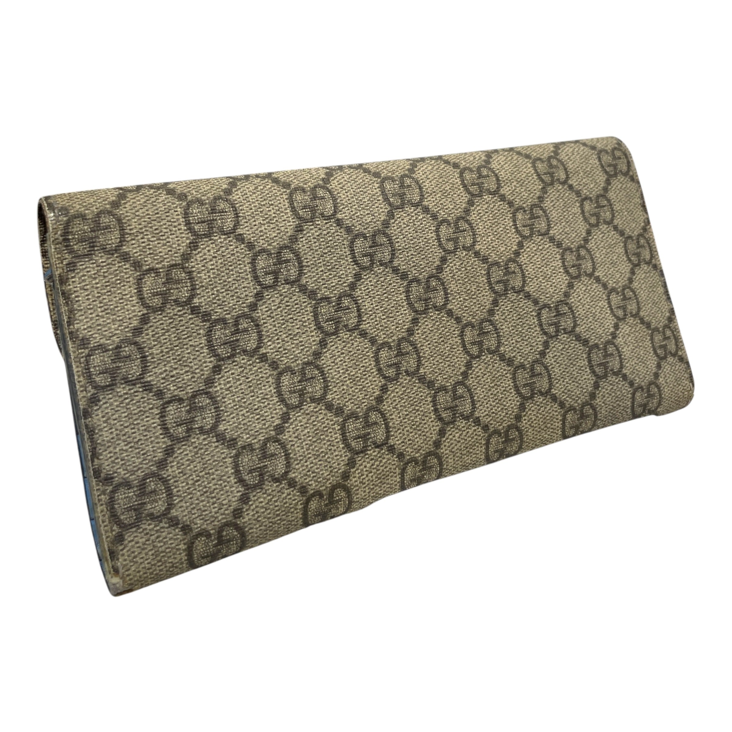 GUCCI/Long Wallet/Monogram/Leather/BEG/L's/GG Supreme Continental view 2