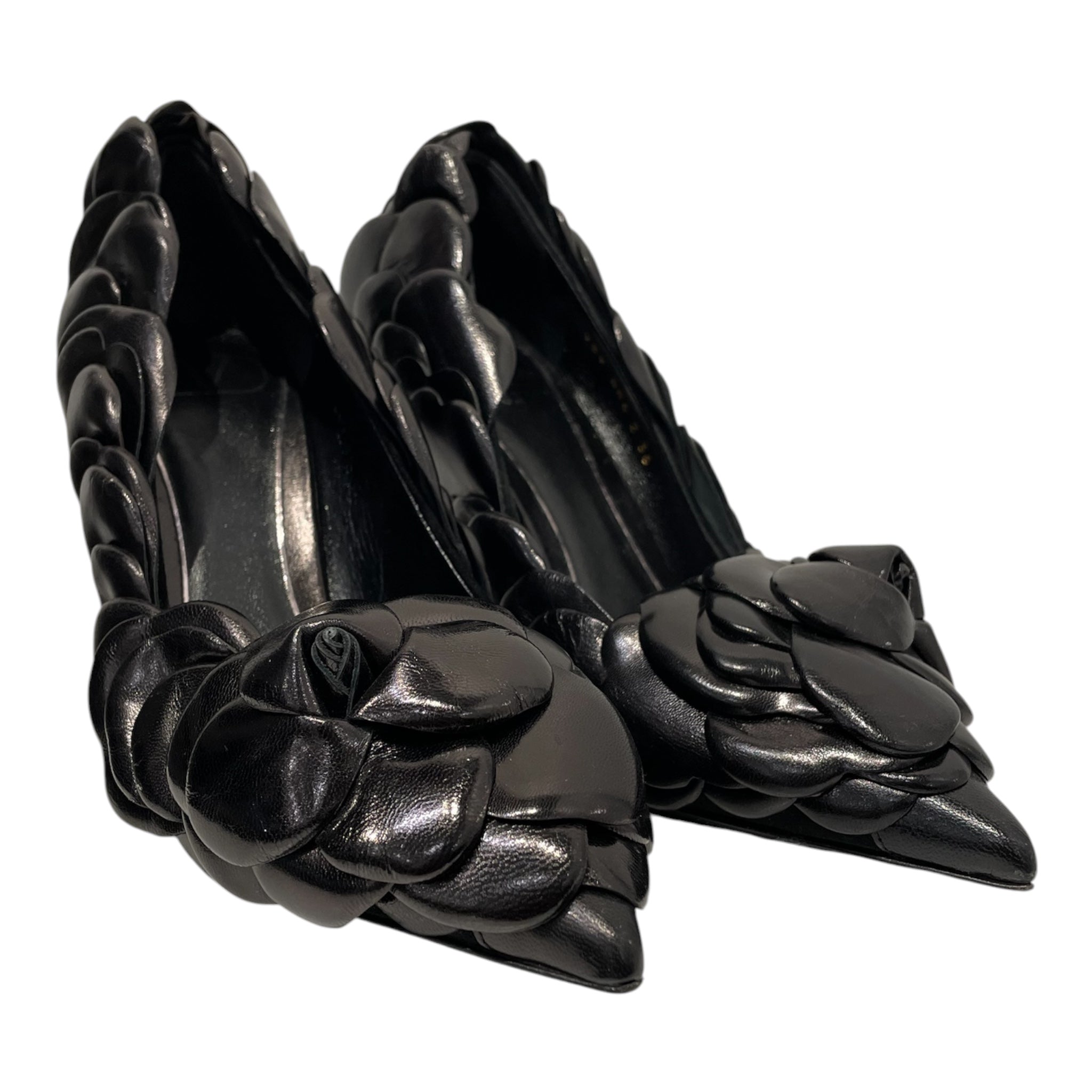 VALENTINO GARAVANI/Heels/EU 36/Leather/BLK/ATELIER 03 ROSE EDITION view 1