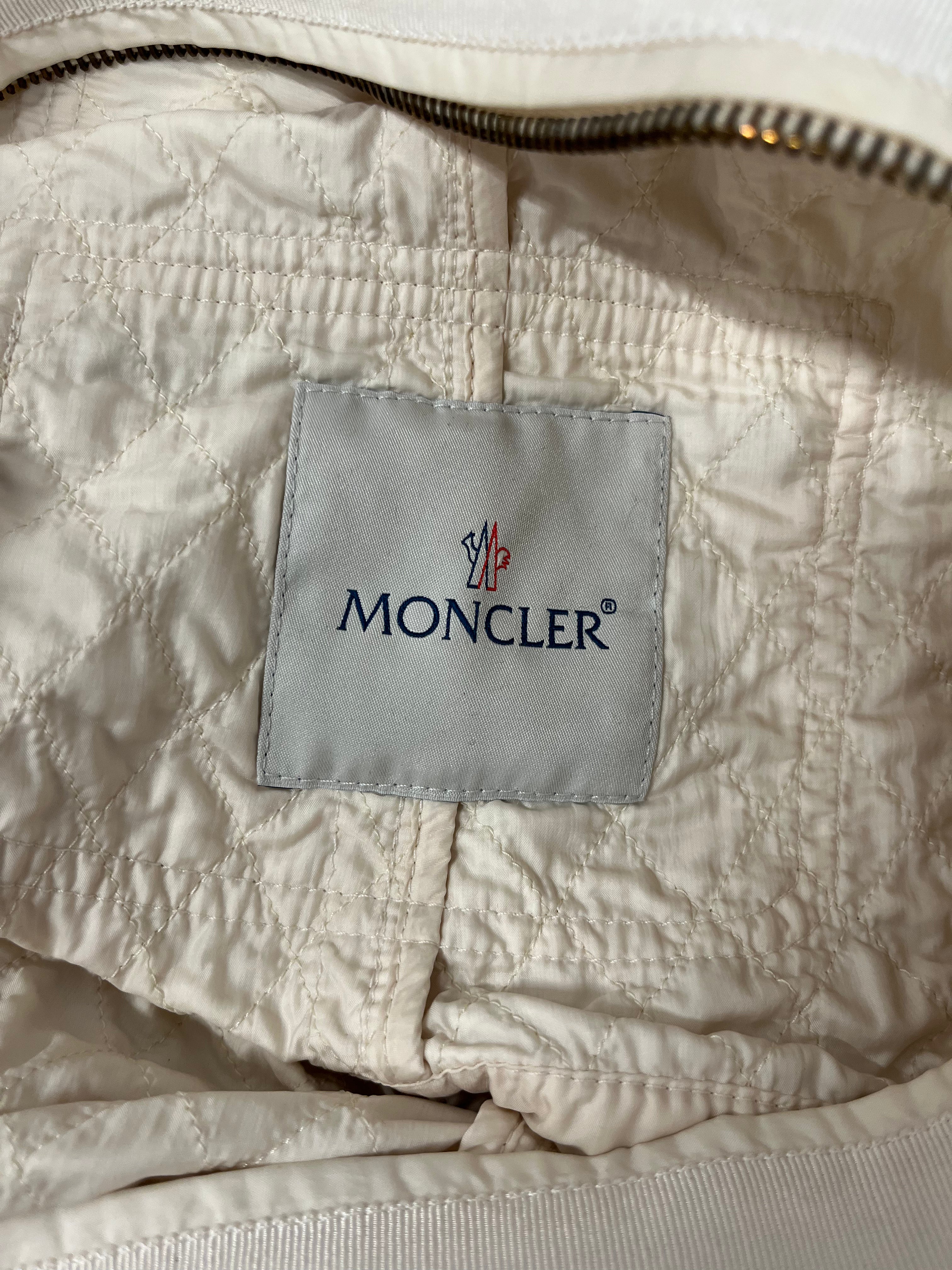 MONCLER/Windbreaker/3/Polyester/CRM/QUILTED ZIP UP BOMBER view 3