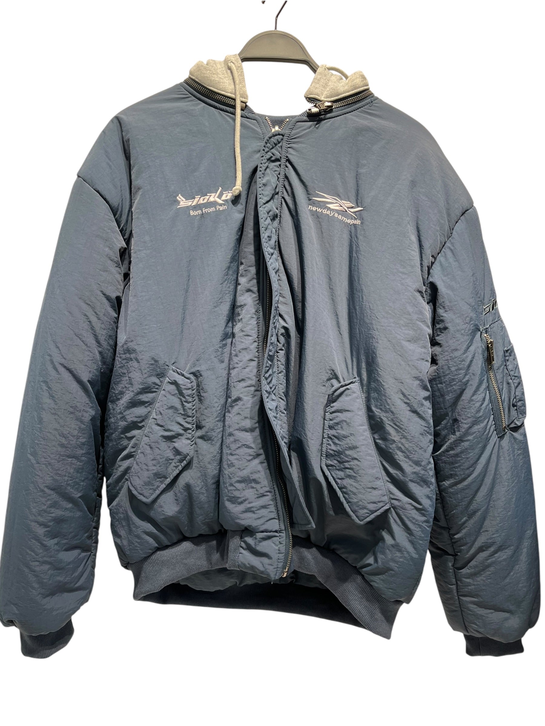 Newdaysamepain/Puffer Jkt/Polyester/BLU/ view 1