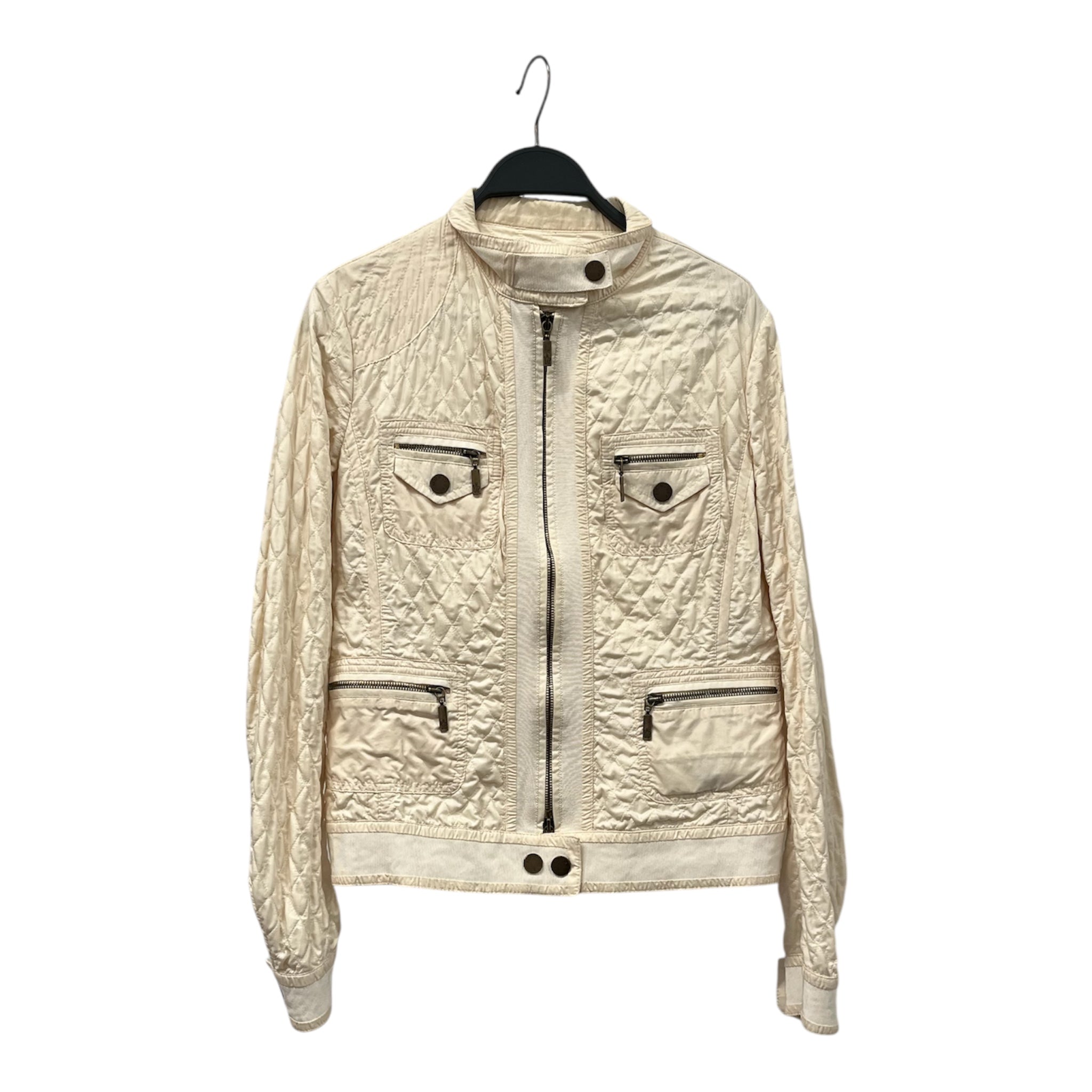 MONCLER/Windbreaker/3/Polyester/CRM/QUILTED ZIP UP BOMBER view 1