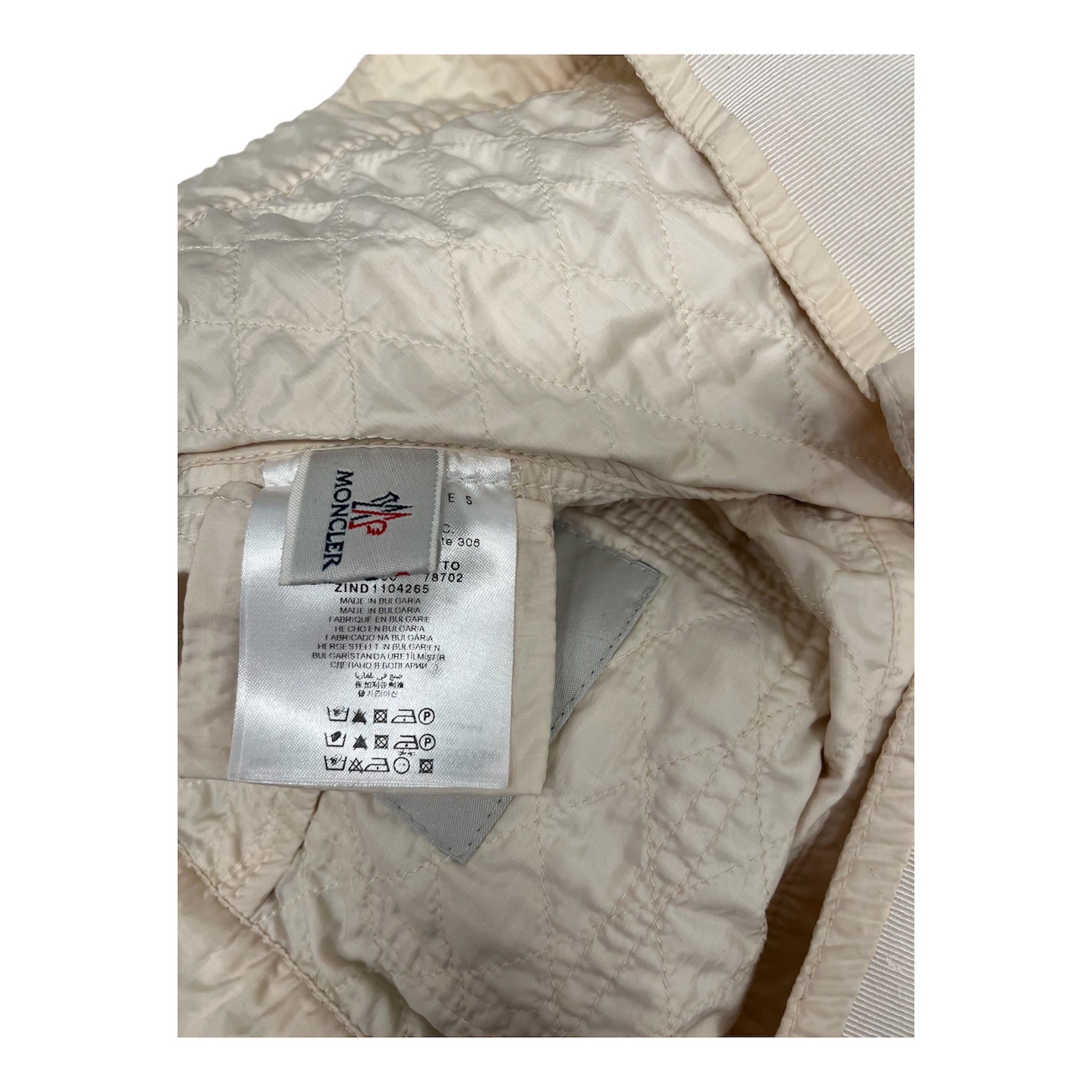 MONCLER/Windbreaker/3/Polyester/CRM/QUILTED ZIP UP BOMBER view 4