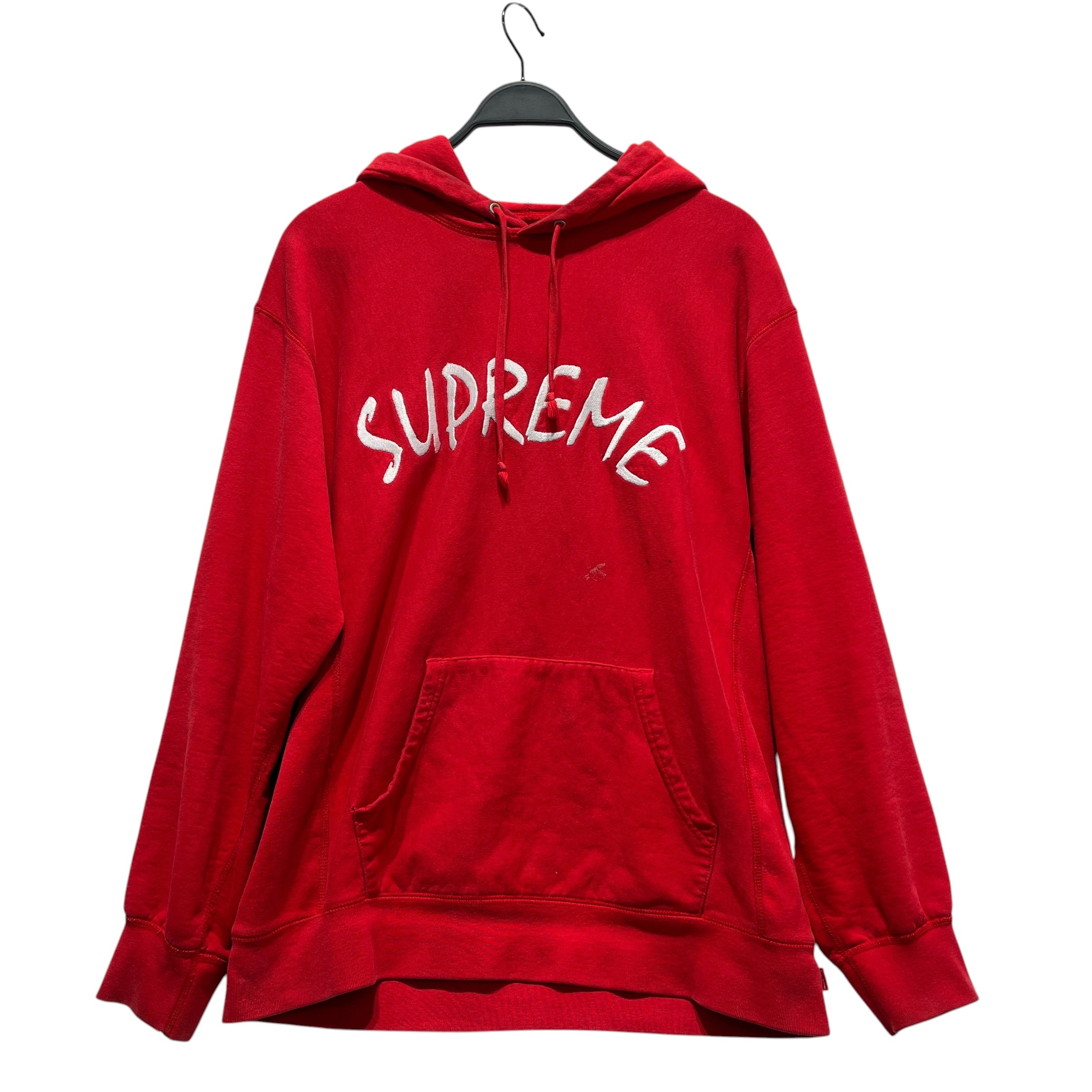 Supreme/FTP/Hoodie/L/Cotton/RED/ARC HOODIE WHITE LETTERING view 1