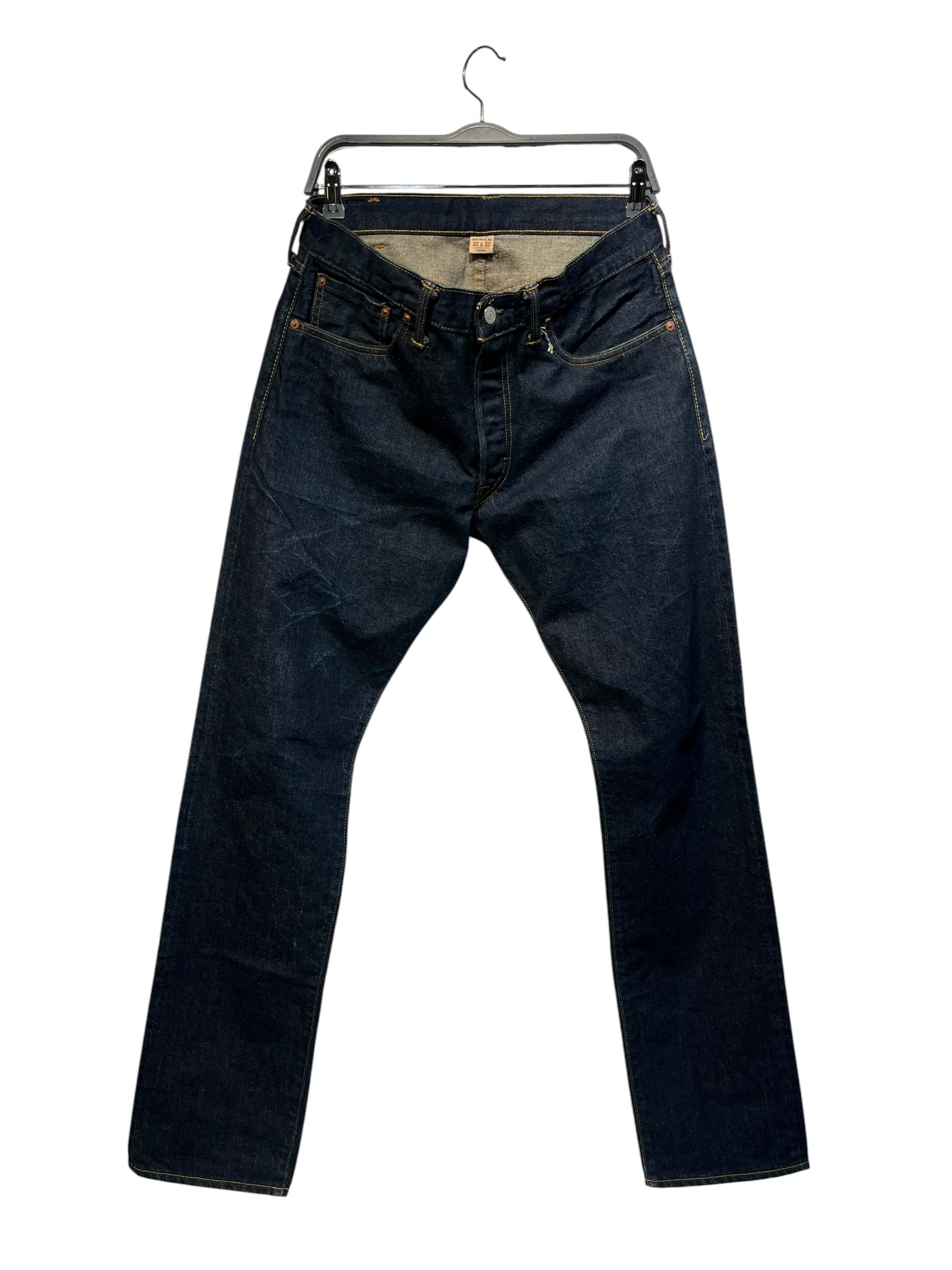RRL/Straight Pants/33/Cotton/NVY/ view 1