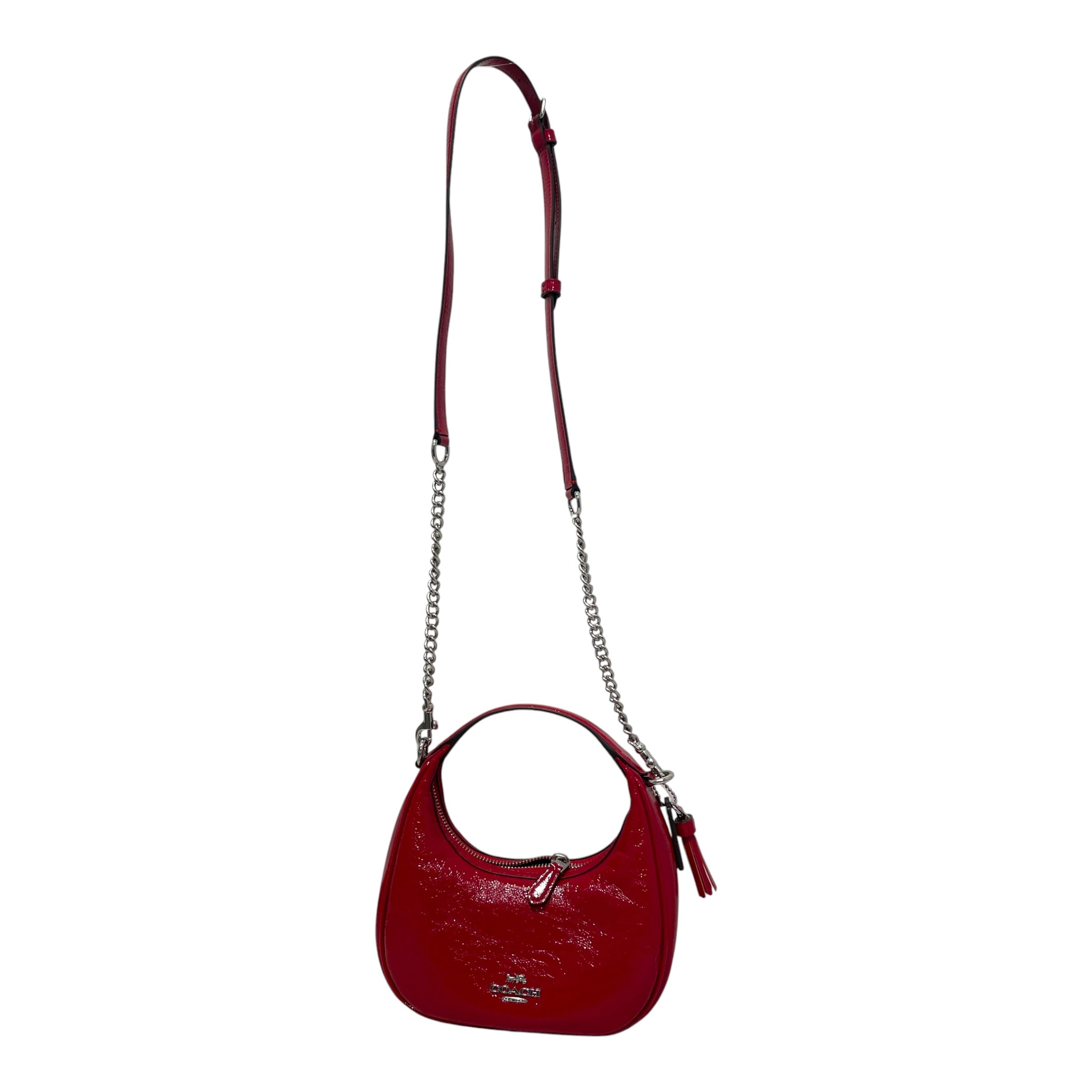 COACH/Cross Body Bag/Stripe/Faux Leather/RED/Mini Carmen view 1