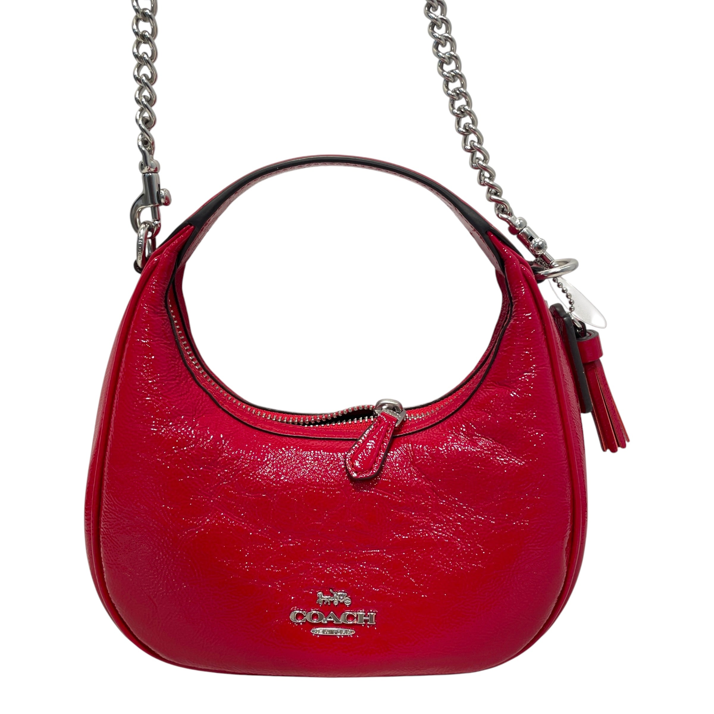 COACH/Cross Body Bag/Stripe/Faux Leather/RED/Mini Carmen view 2