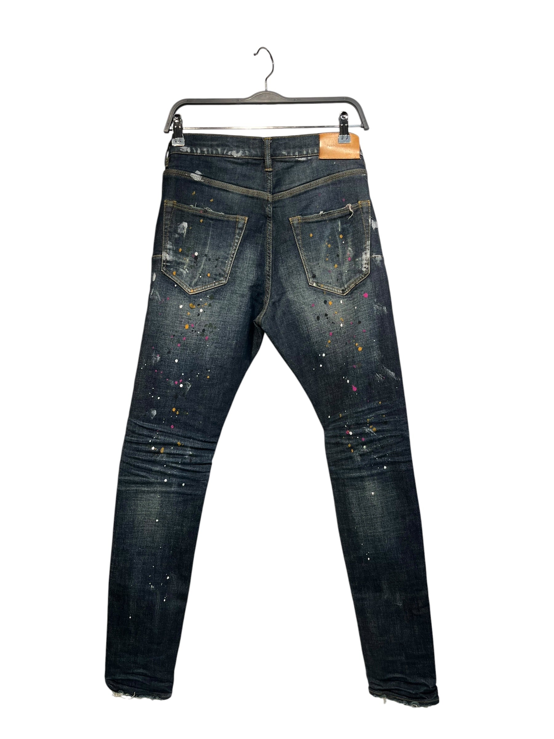 PURPLE BRAND/Skinny Pants/30/Cotton/NVY/ view 2