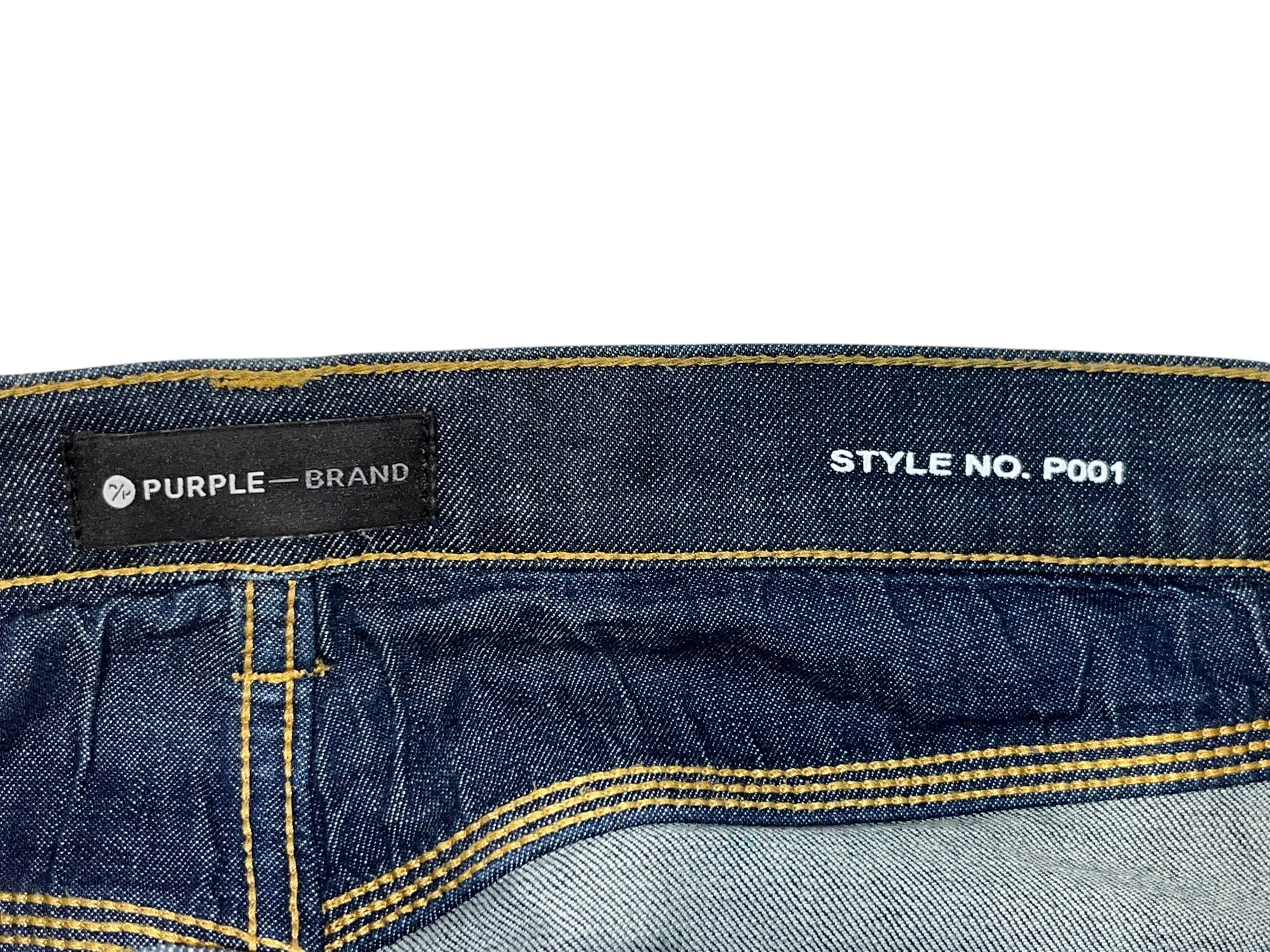 PURPLE BRAND/Skinny Pants/30/Cotton/NVY/ view 3