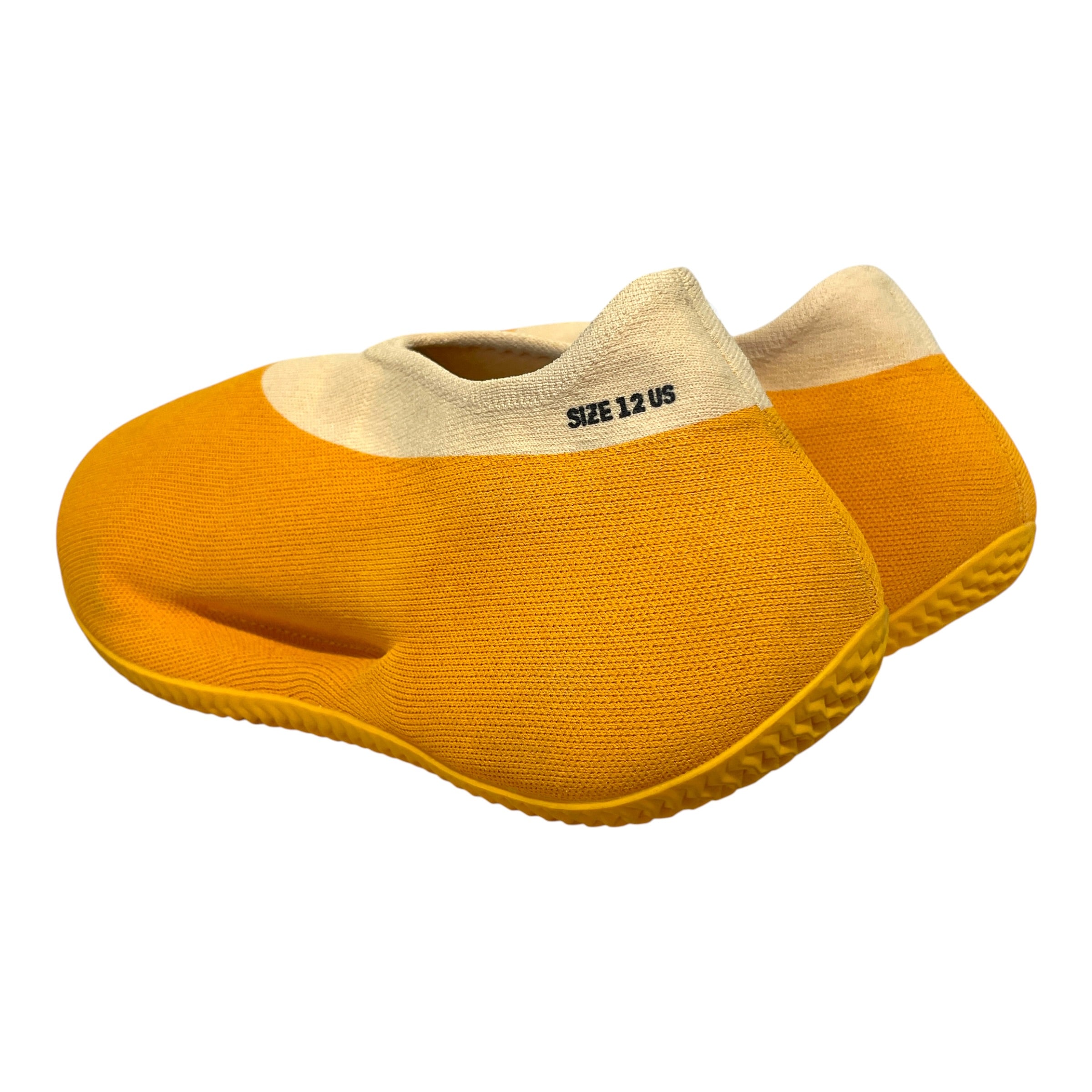 YEEZY/Low-Sneakers/US 12/Nylon/YEL/Yeezy Knit runner view 2