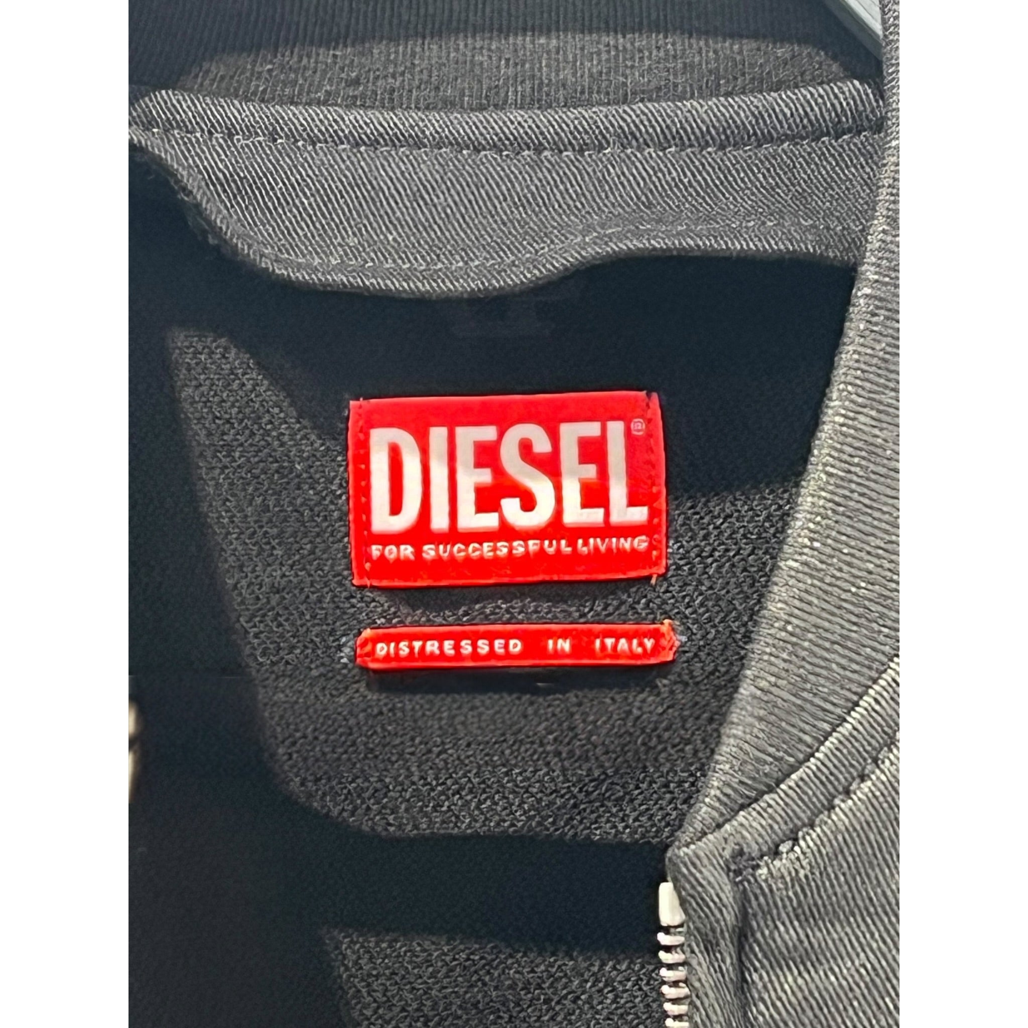 DIESEL/Jacket/S/Cotton/BLK/DE-GARY-D WAXED DENIM JKT view 3