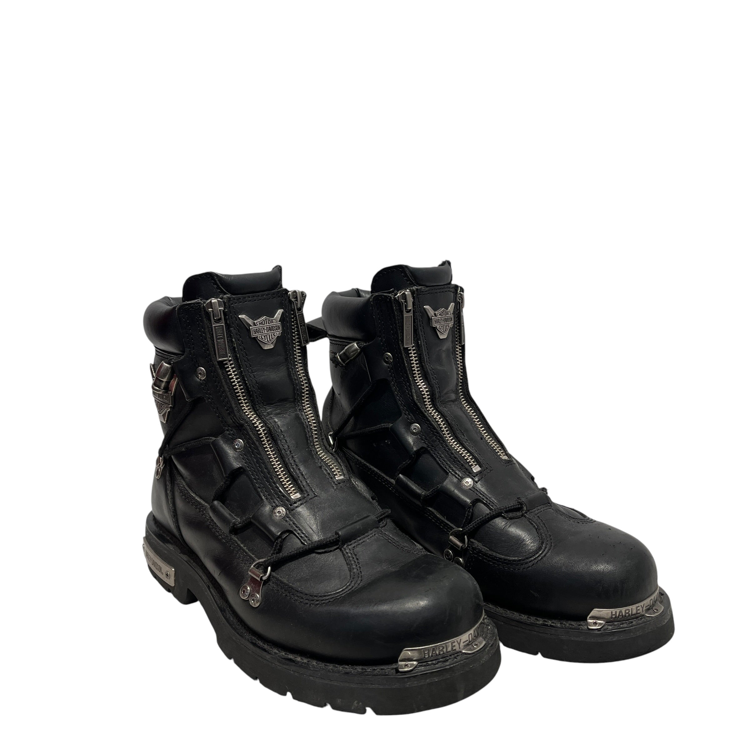 HARLEY DAVIDSON/Boots/US 9/Leather/BLK/HARDWEAR view 1