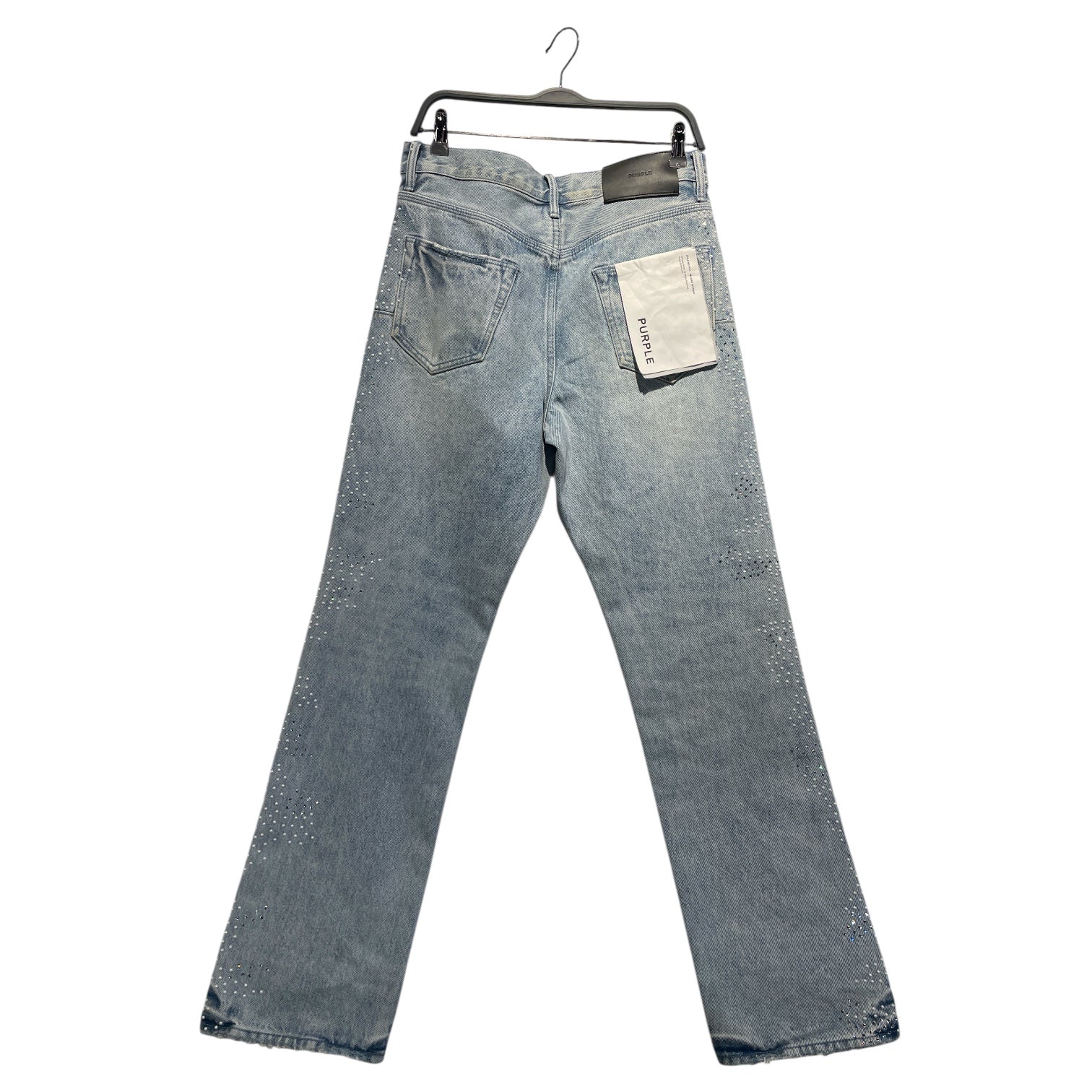 PURPLE BRAND/Straight Pants/29/Cotton/BLU/All Over Print/ view 2