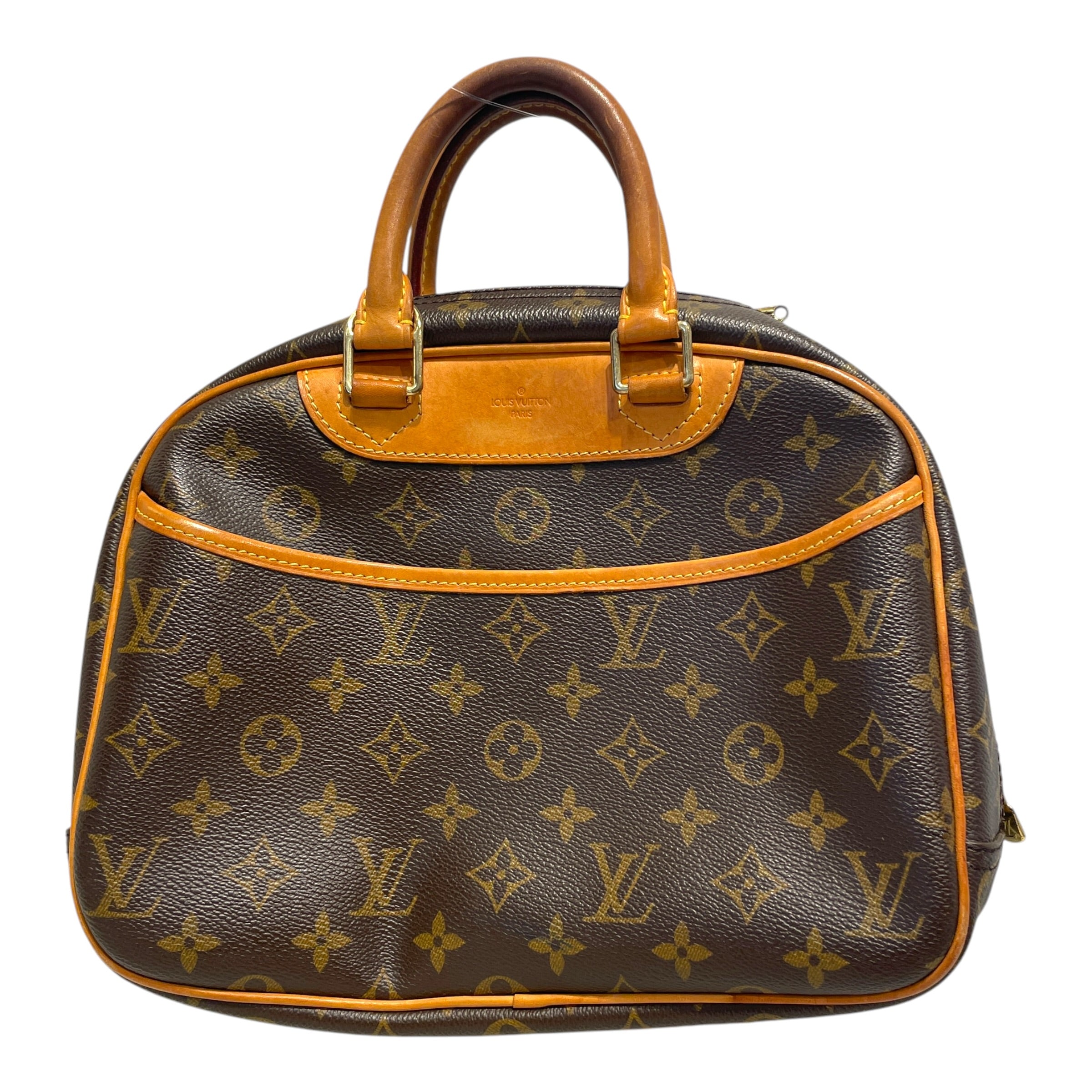 LOUIS VUITTON/Bag/Monogram/Leather/BRW/Trouville Handbag view 1