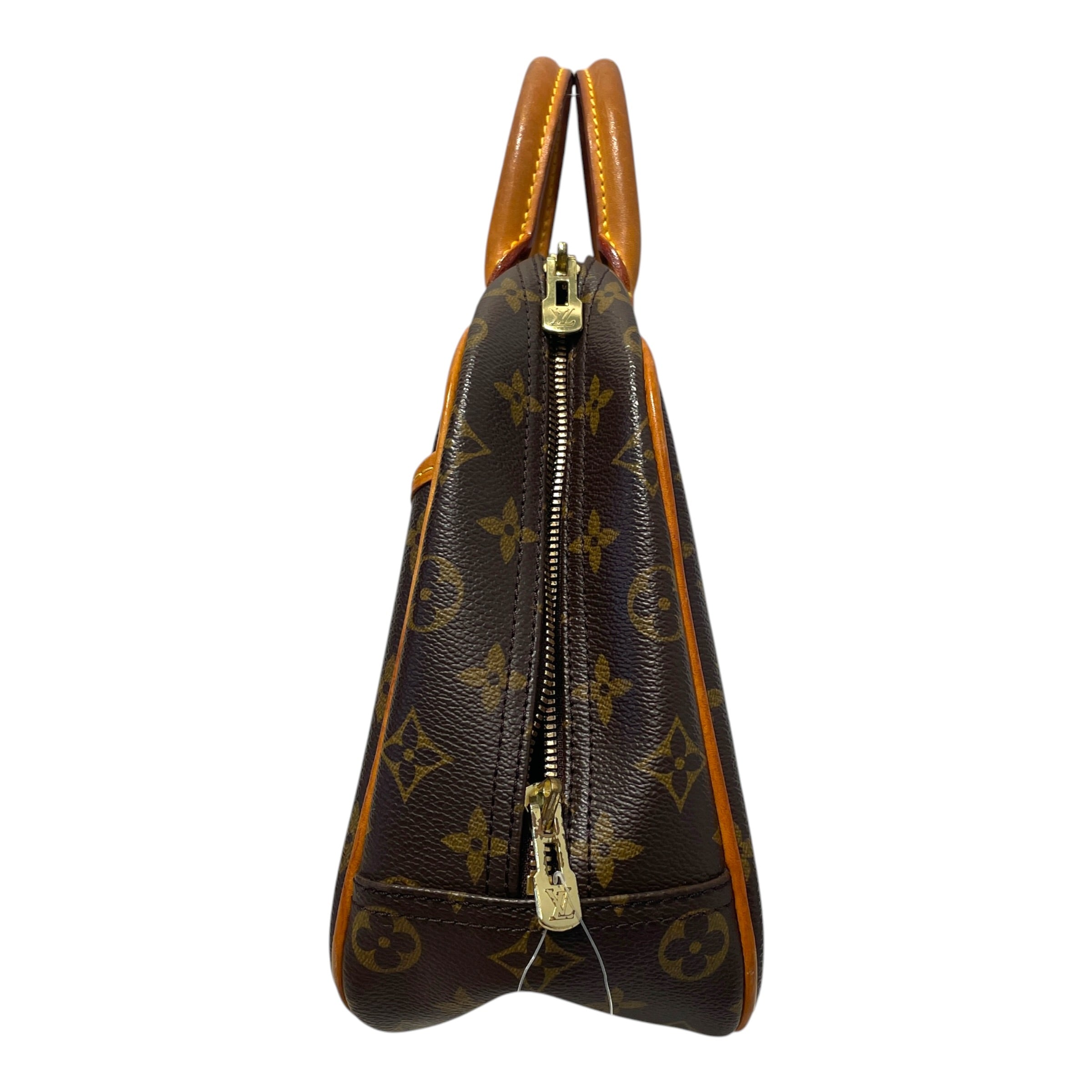 LOUIS VUITTON/Bag/Monogram/Leather/BRW/Trouville Handbag view 2