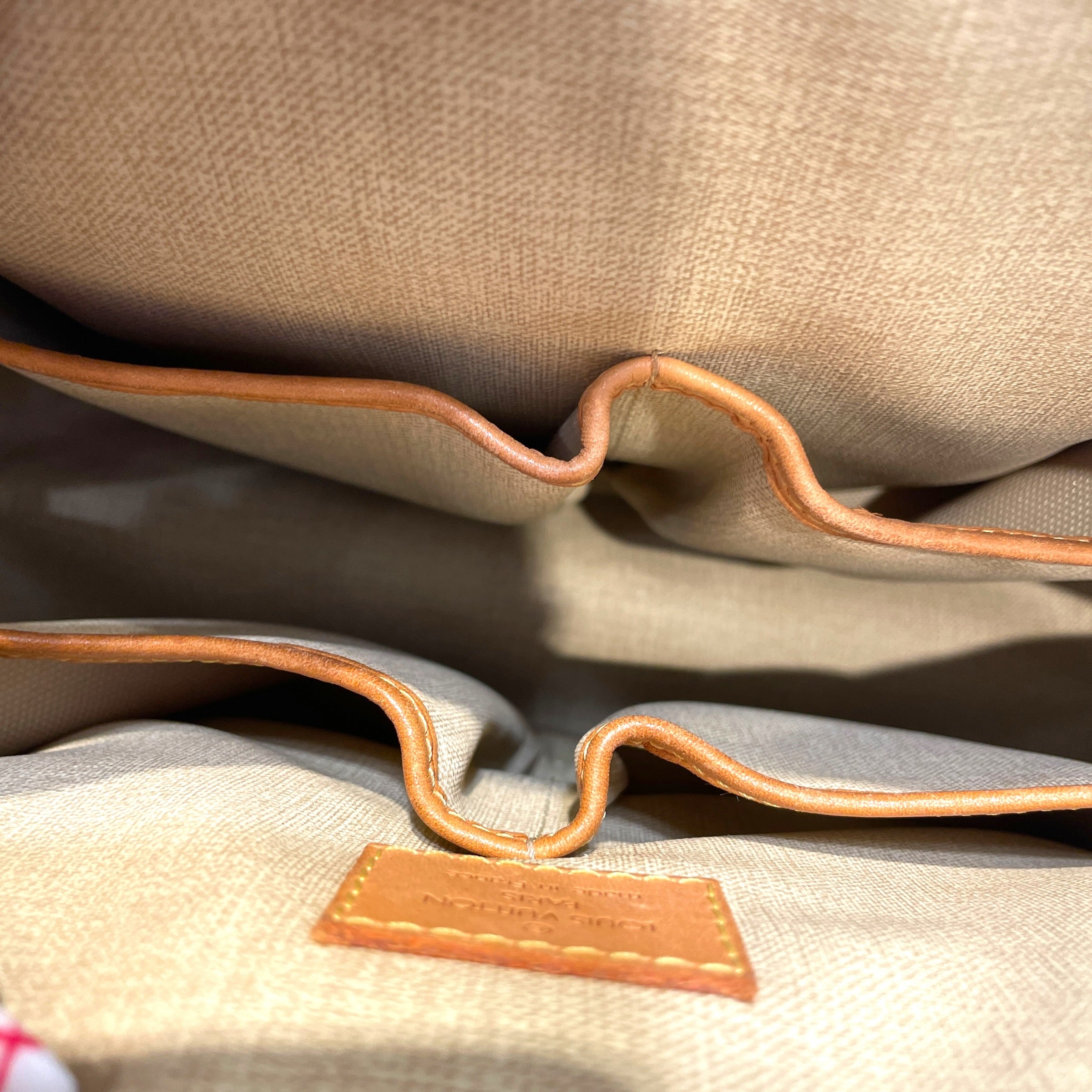 LOUIS VUITTON/Bag/Monogram/Leather/BRW/Trouville Handbag view 4