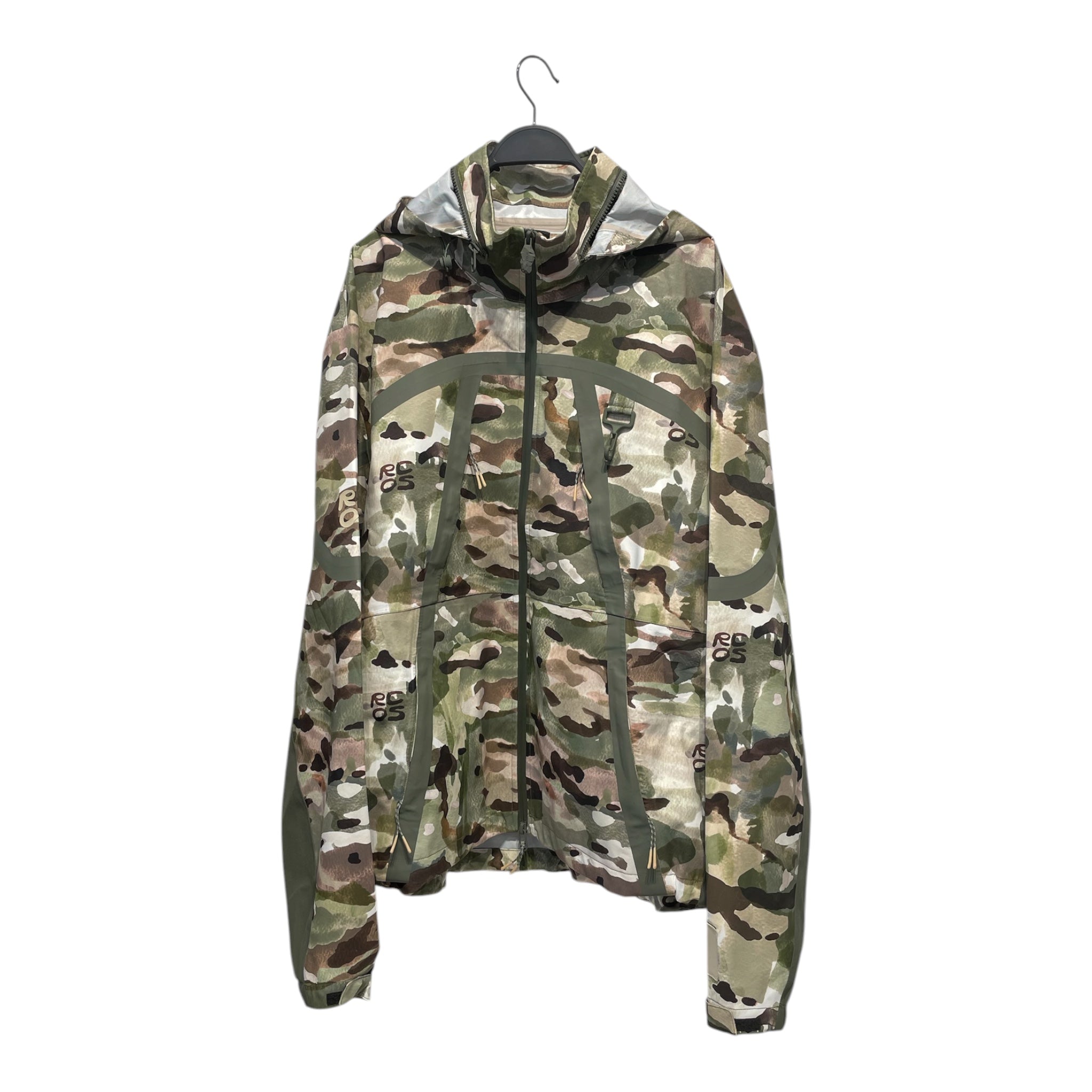 RC Outdoor Supply/Jacket/L/Polyester/GRN/Camouflage/WATERCOLOR CAMO RAIN JKT view 1
