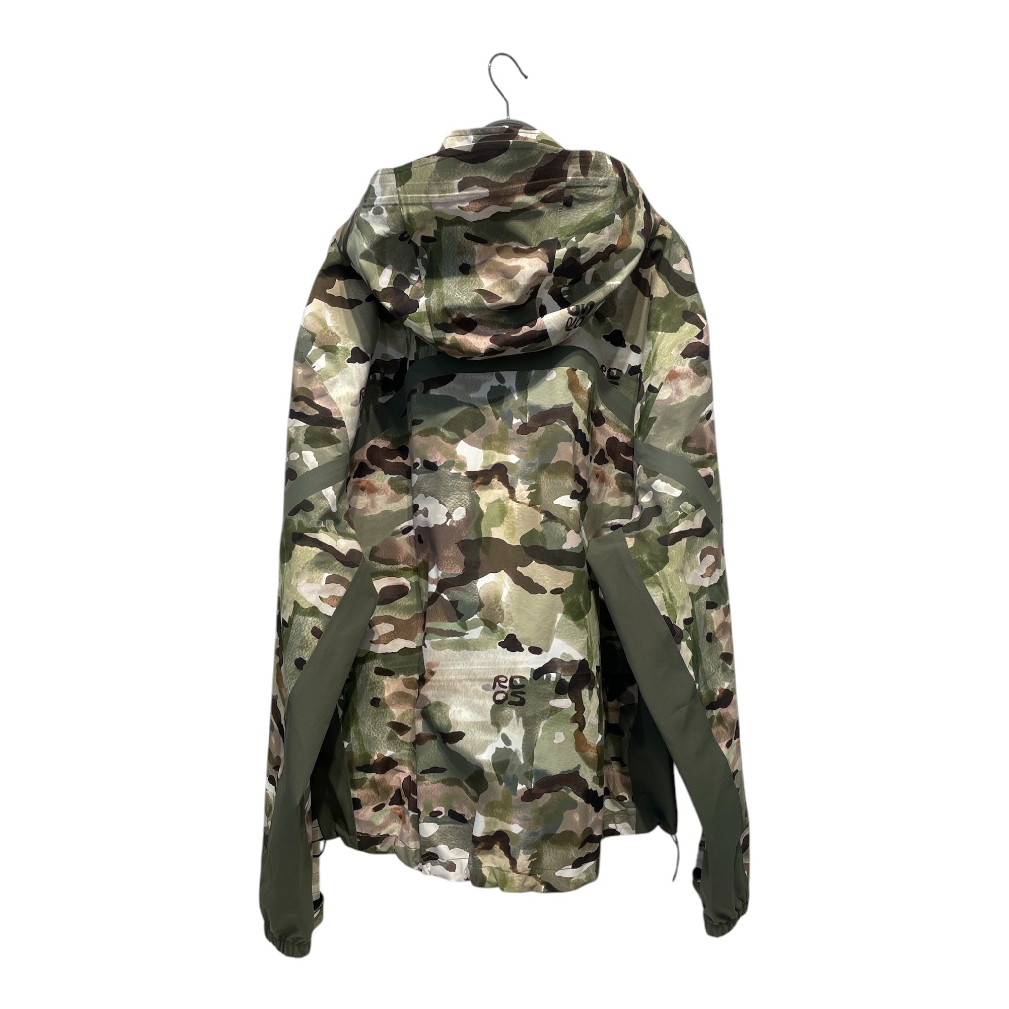RC Outdoor Supply/Jacket/L/Polyester/GRN/Camouflage/WATERCOLOR CAMO RAIN JKT view 2