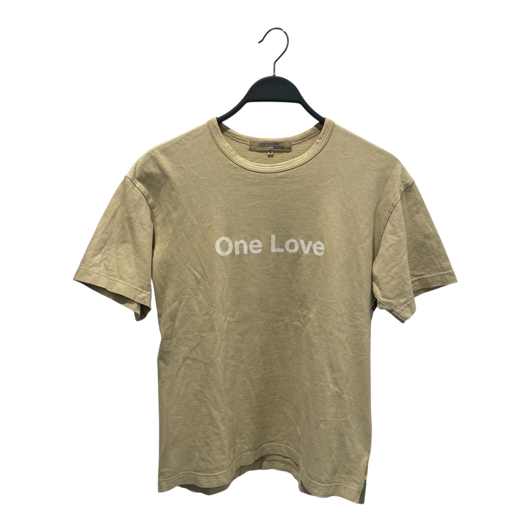 JUNYA WATANABE COMME des GARCONS MAN/T-Shirt/S/Cotton/CRM/one love rasta view 1