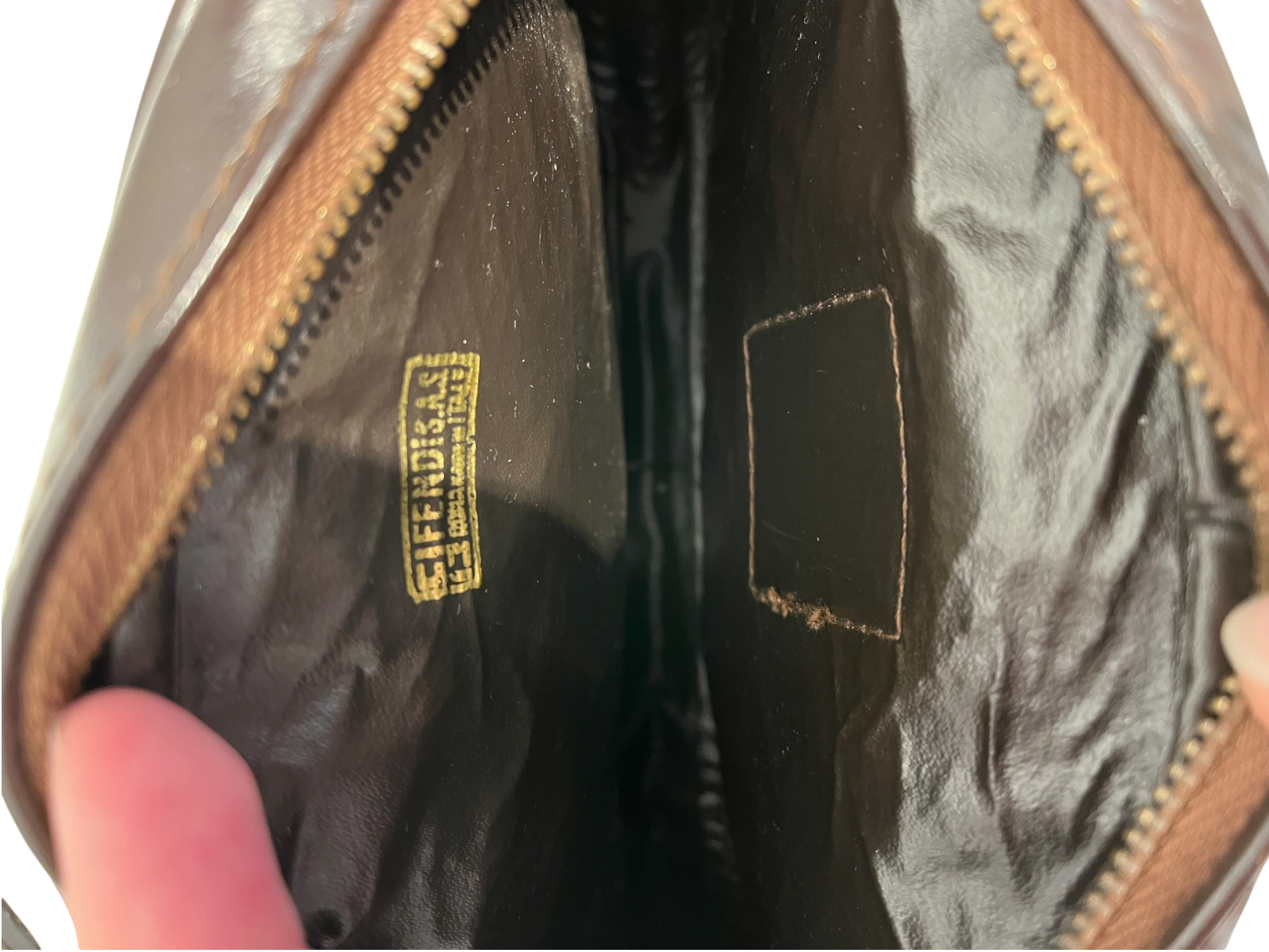 FENDI/Bag/All Over Print/Leather/BRW/Oval Zucca view 4