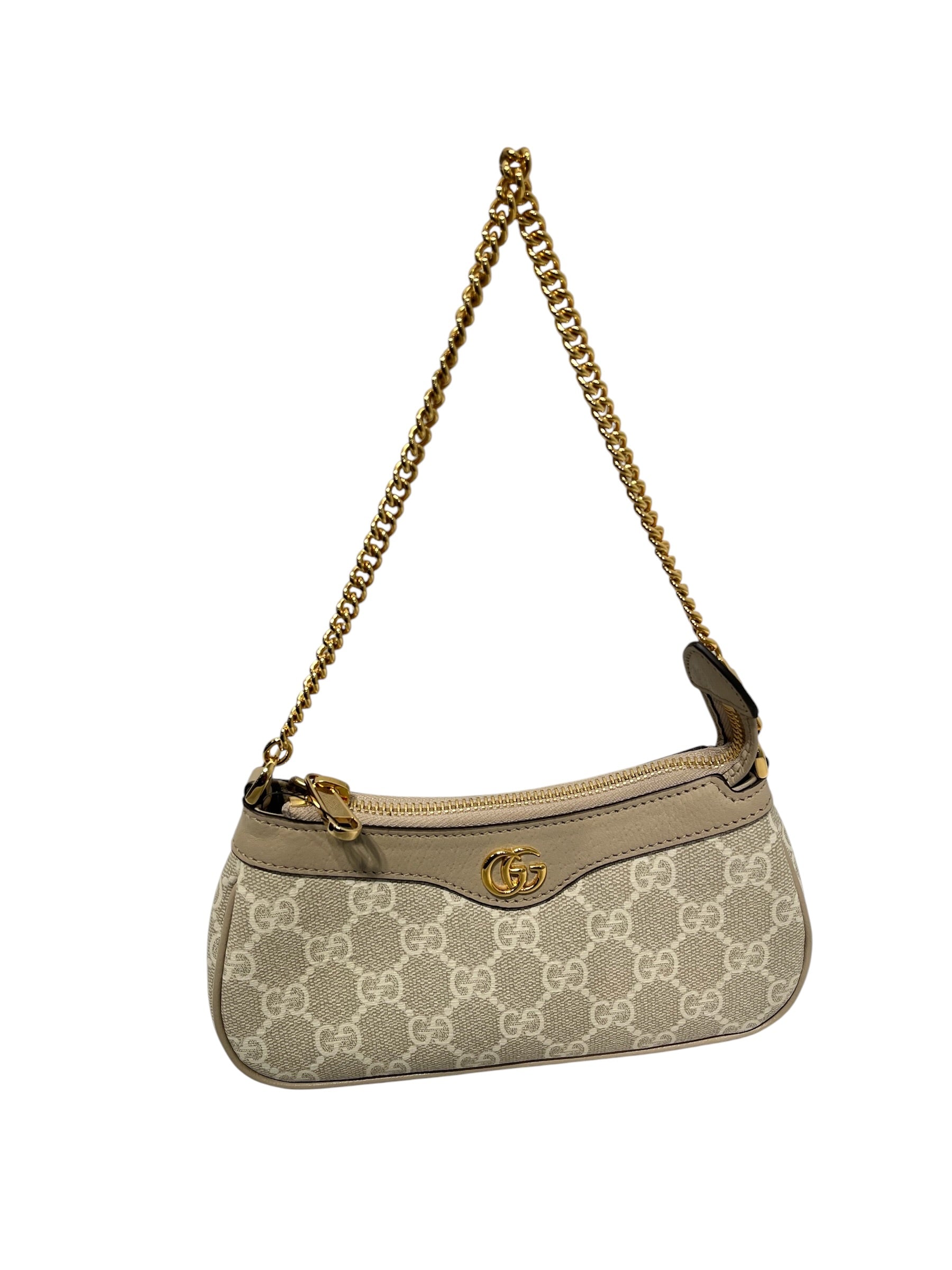 GUCCI/Bag/All Over Print/Leather/WHT/Ophidia mini bag view 1