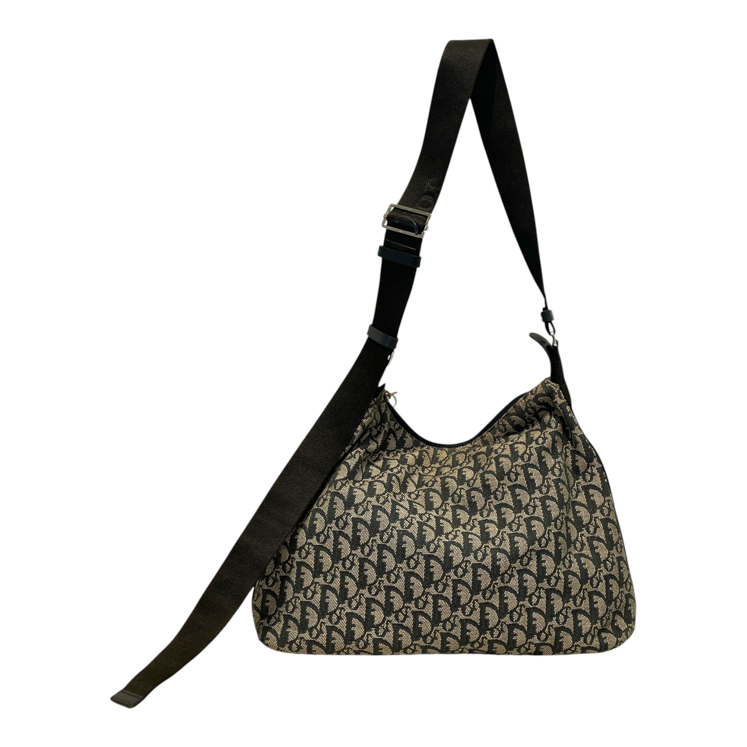 Christian Dior/Cross Body Bag/Monogram/Cotton/MLT/Trotter Navy Purse view 1