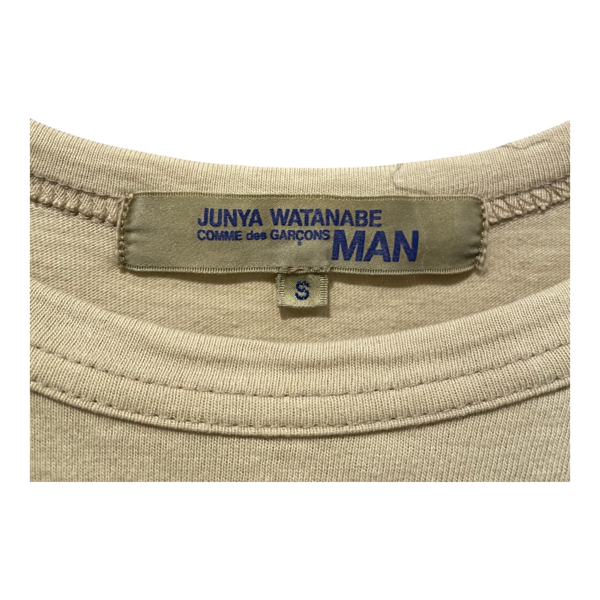 JUNYA WATANABE COMME des GARCONS MAN/T-Shirt/S/Cotton/CRM/one love rasta view 3