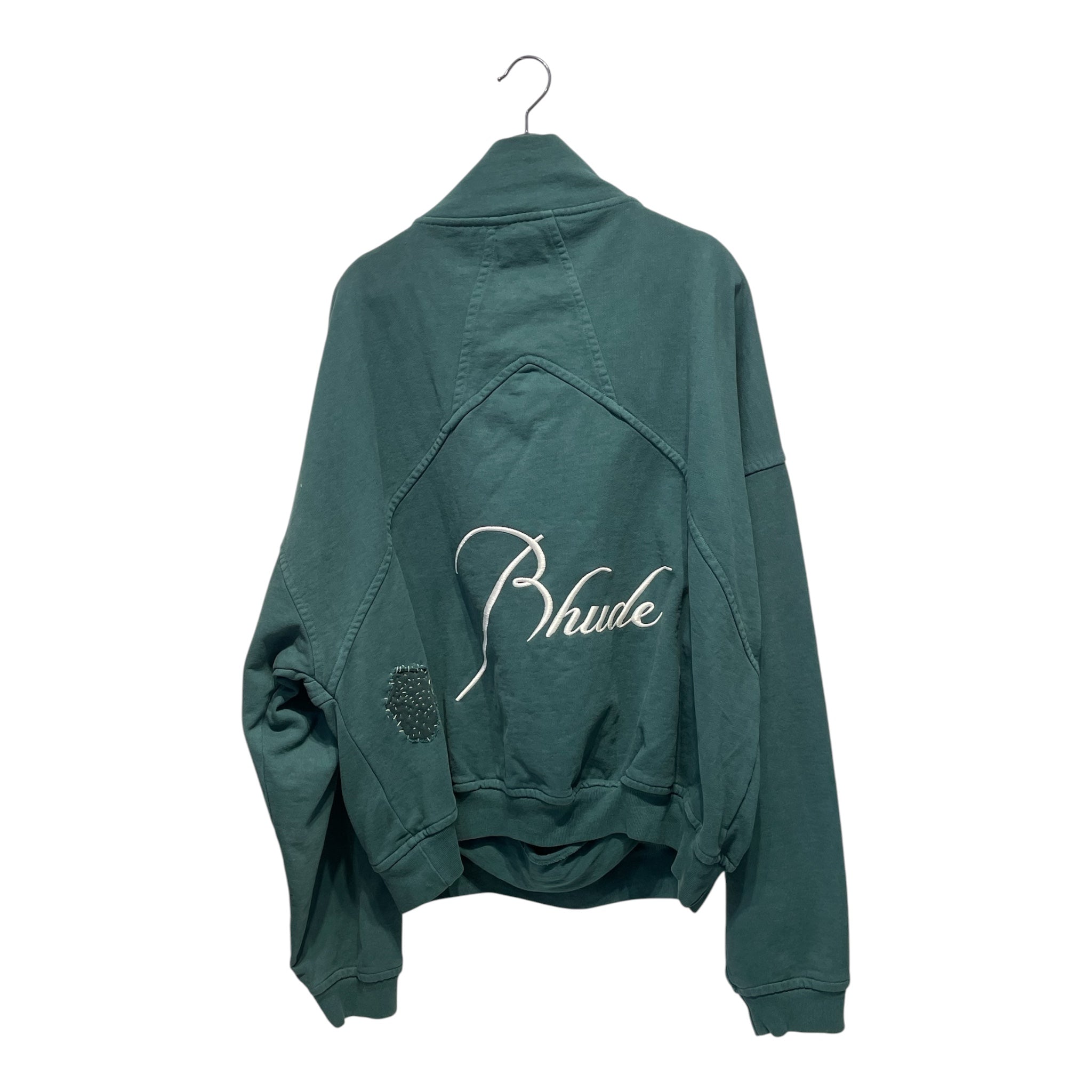 RHUDE/Sweatshirt/S/Cotton/GRN/1/4 ZIP SWEATSHIRT view 2