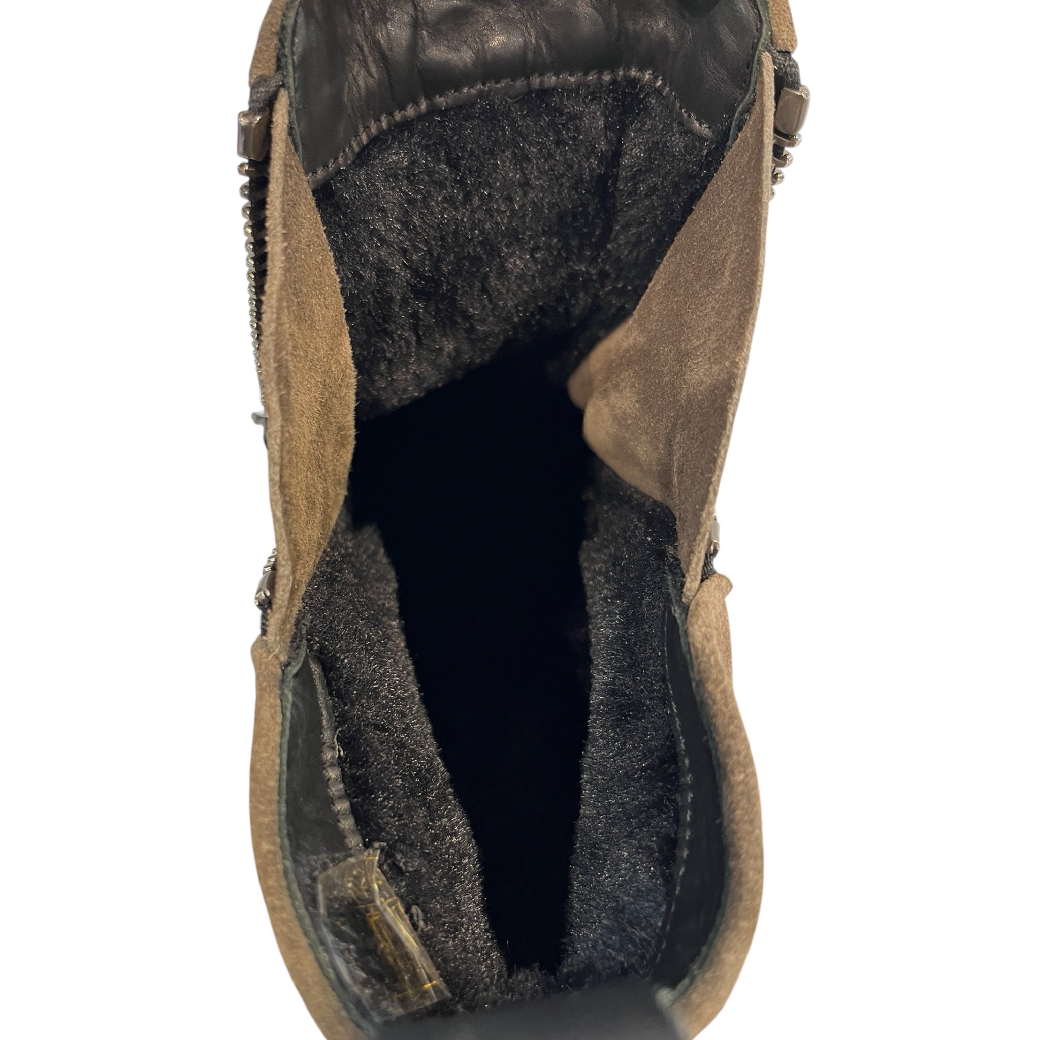 Giuseppe Zanotti/Dress Shoes/EU 43.5/Suede/BRW/U-Tip/chealsa boots view 3