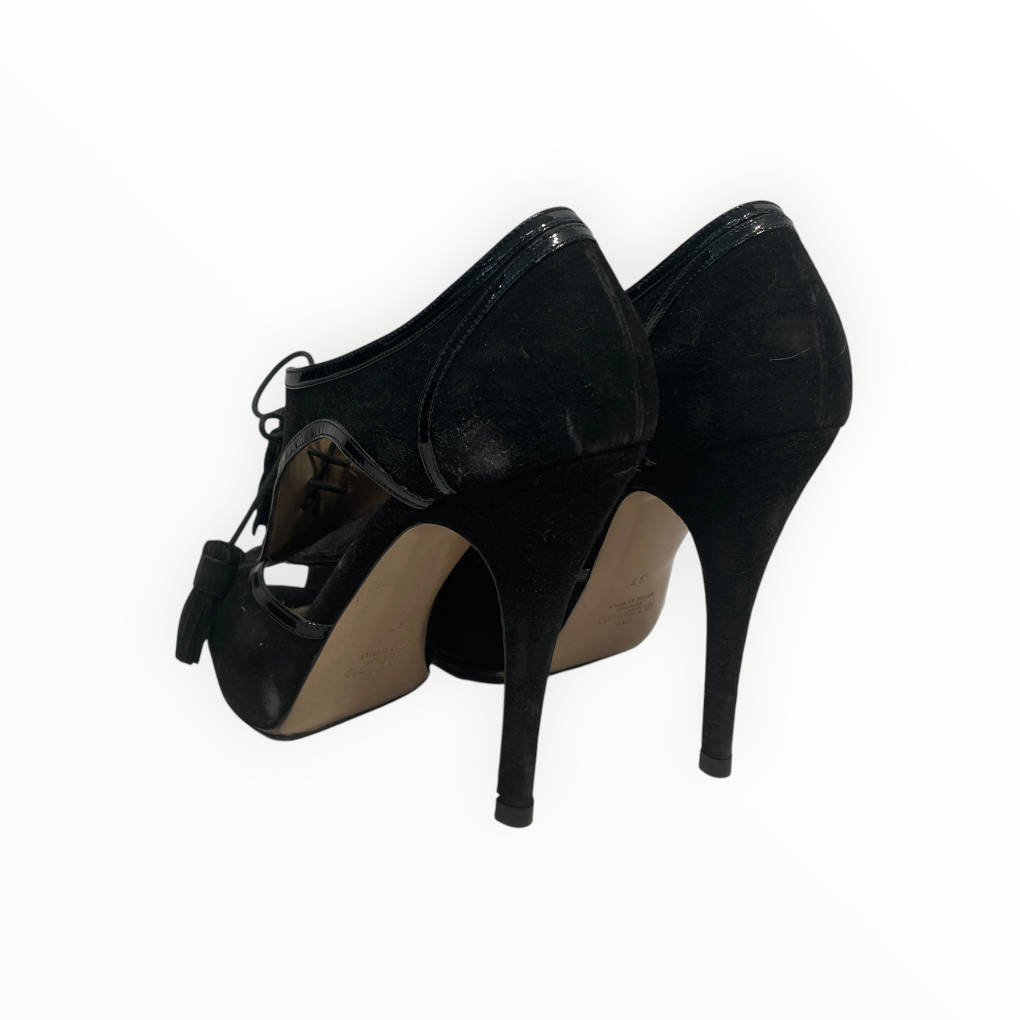 VALENTINO GARAVANI/Heels/US 6/Suede/BLK/ view 2