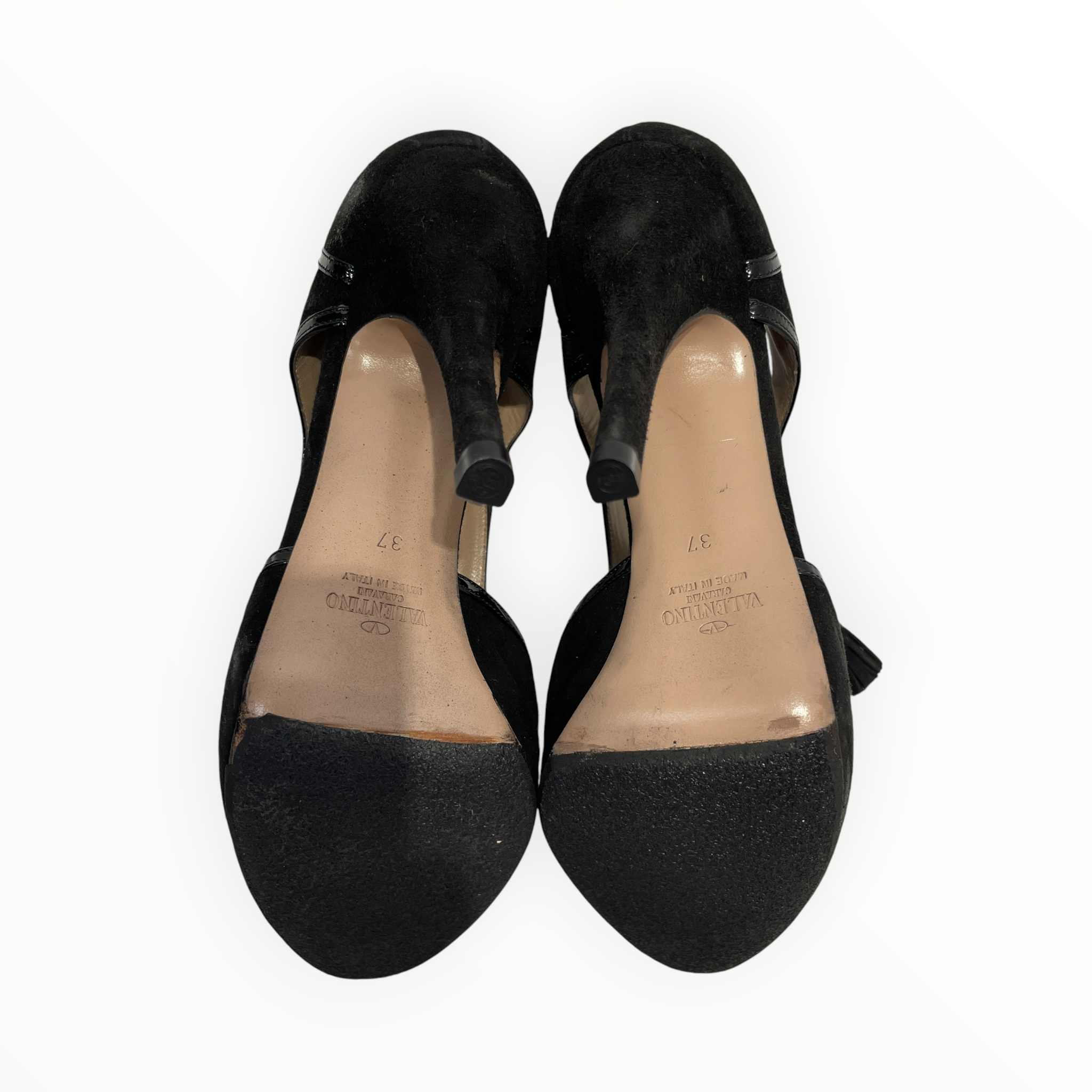 VALENTINO GARAVANI/Heels/US 6/Suede/BLK/ view 3