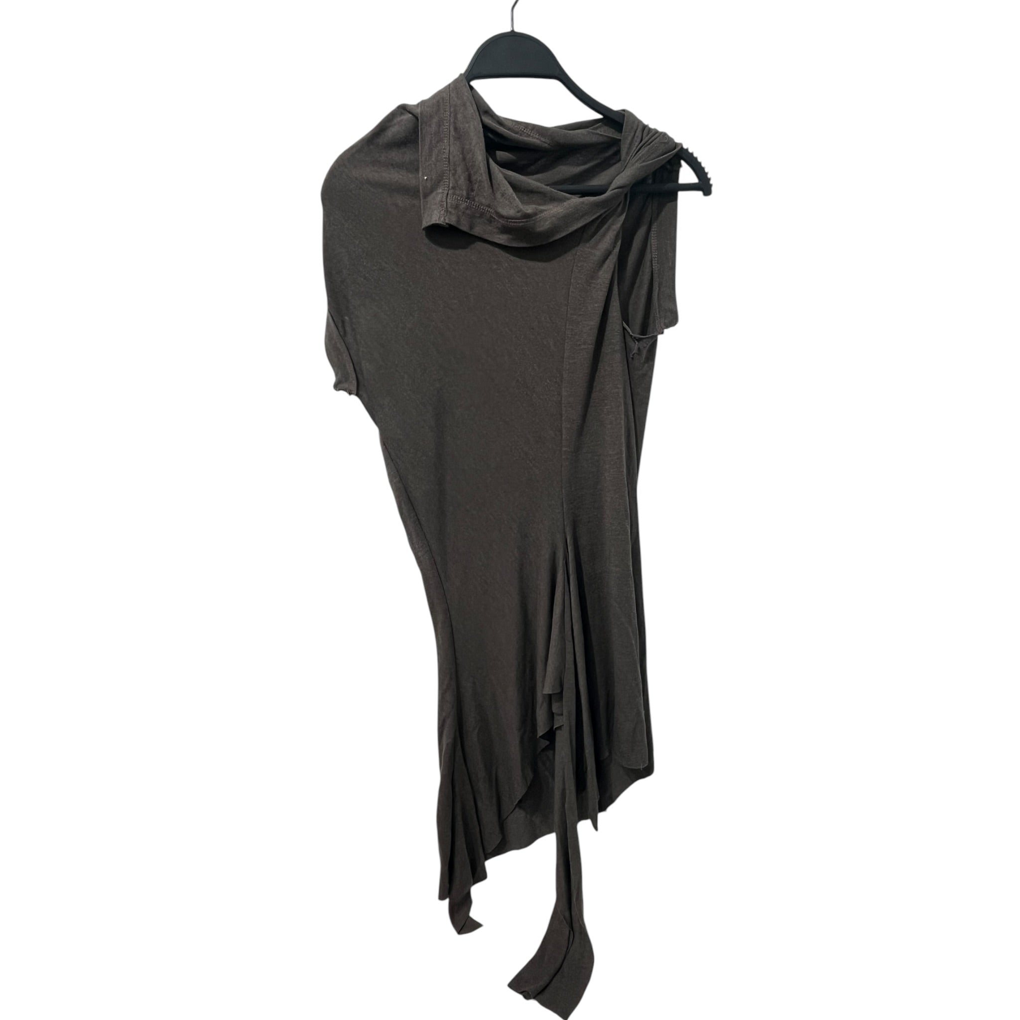 Rick Owens/Cut & Sew/Cotton/GRY/FW 2000 ASYM TOP view 2