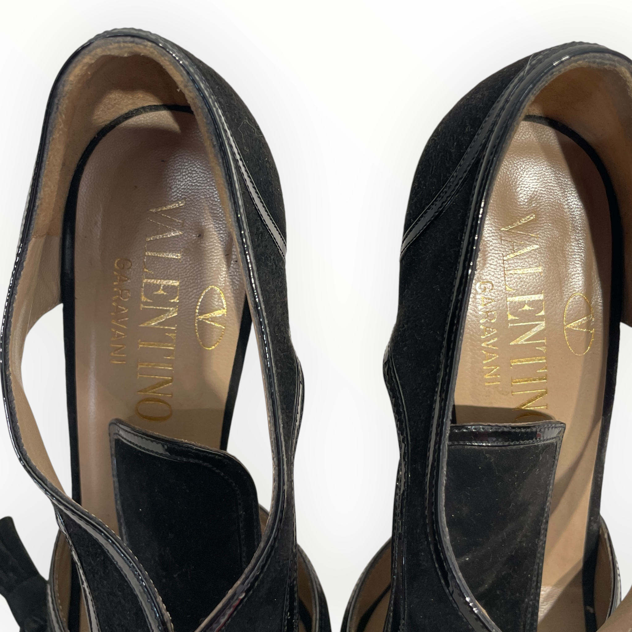 VALENTINO GARAVANI/Heels/US 6/Suede/BLK/ view 4