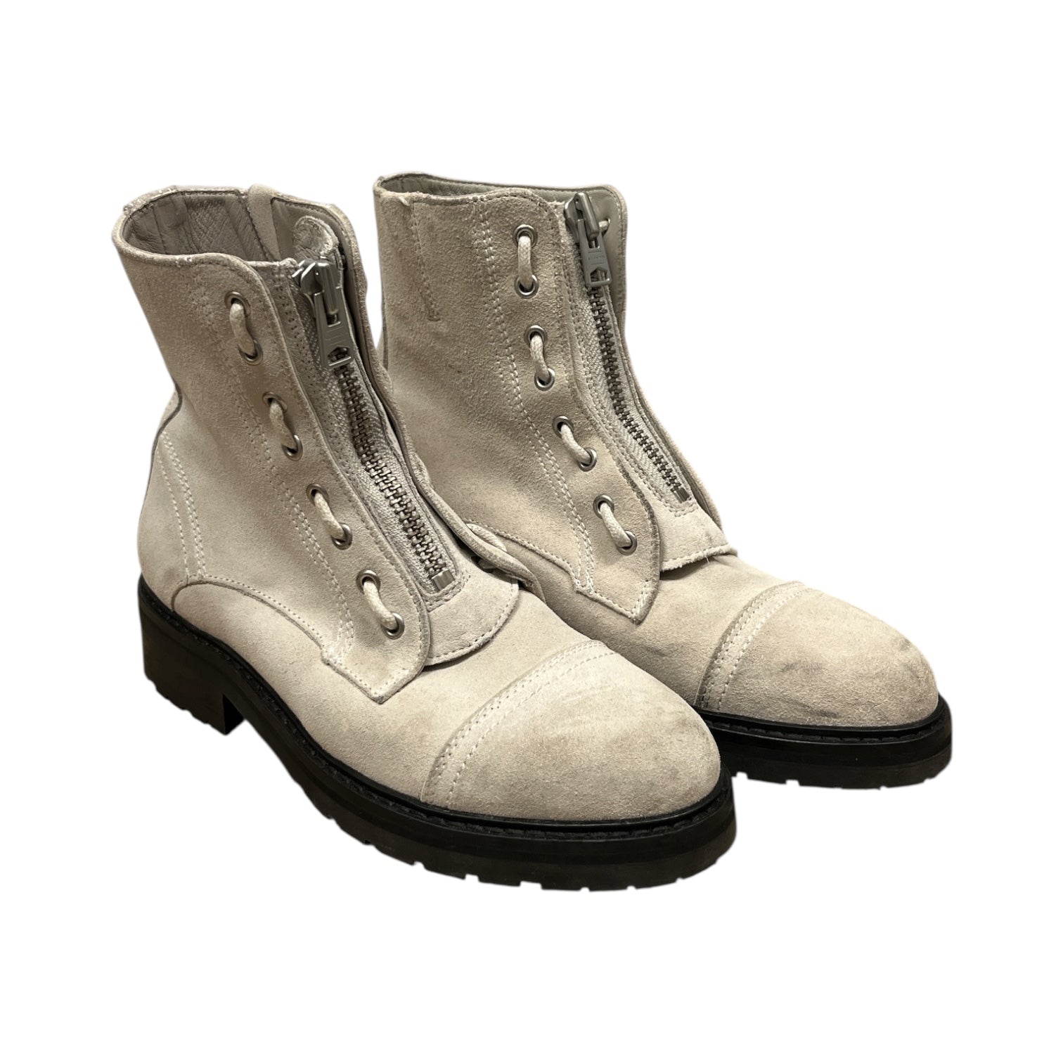 ALLSAINTS/Booties/US 7/Suede/GRY/Ariel Combat Boots view 1